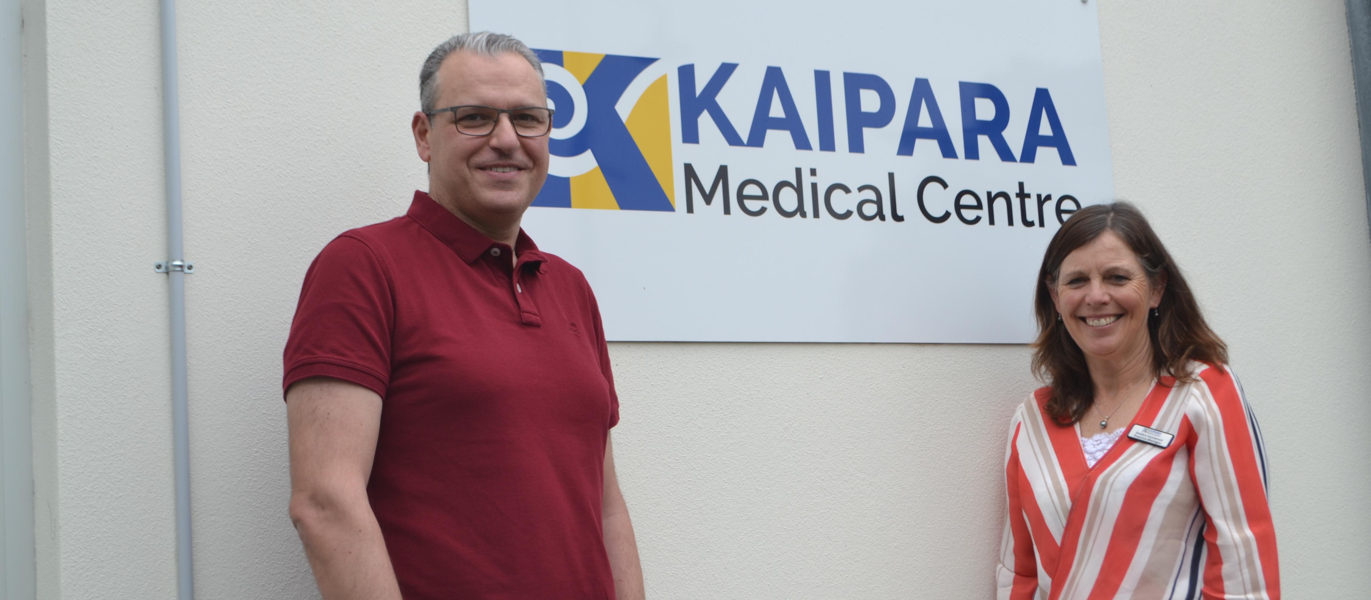 Francesco Lentini and Debbie Eastwood Kaipara Medical Centre