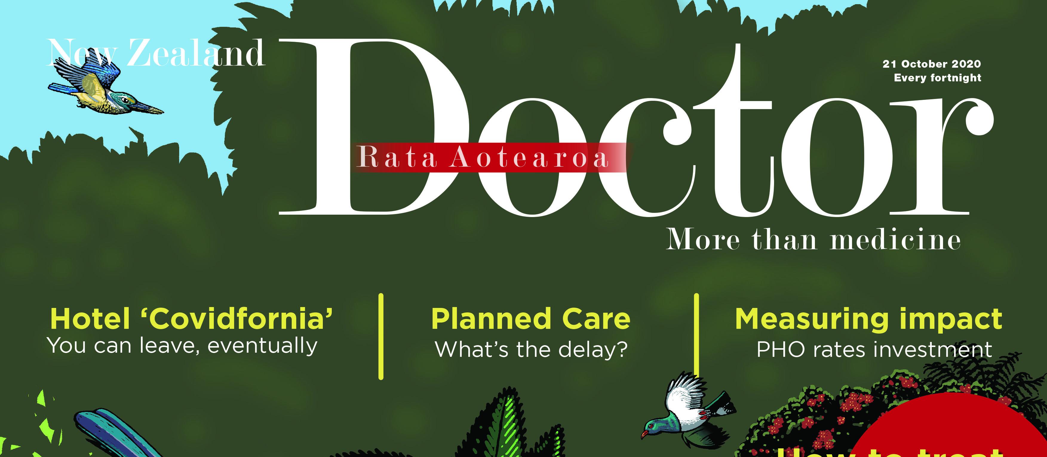 New Zealand Doctor 21 Oct 2020 cover