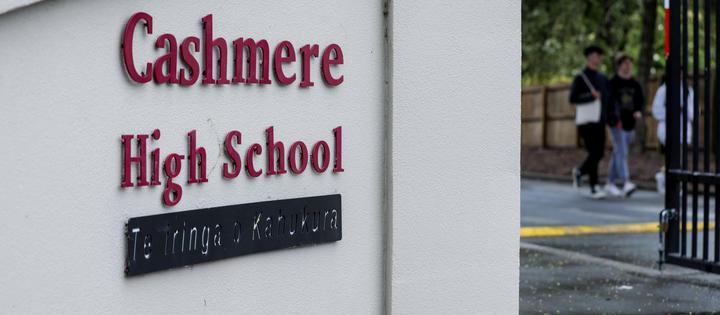 Cashmere High School, Christchurch, RNZ