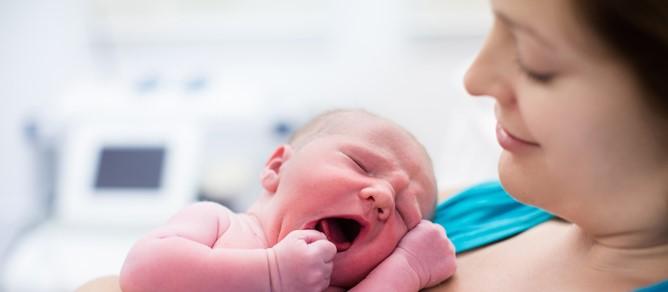 Mother with baby (stock image)