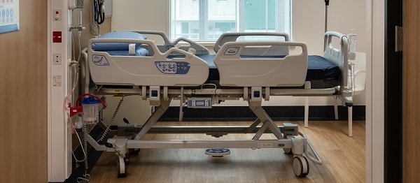 hospital bed at Auckland City Hospital
