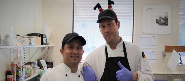 Chefs at CDHB for Christmas