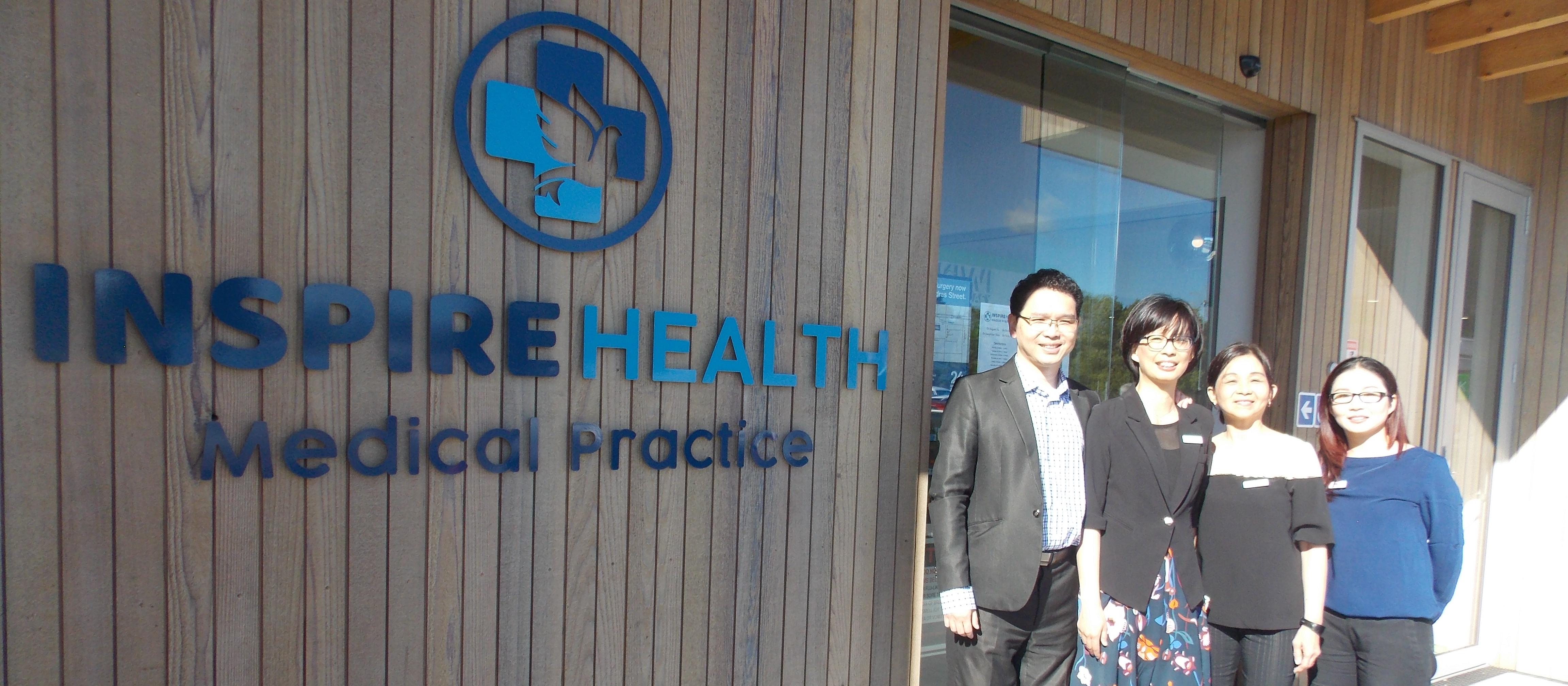 Eugene Sia, Evelyn Pui, Sharon Tay & Doris Chua of Inspire Health,Chch