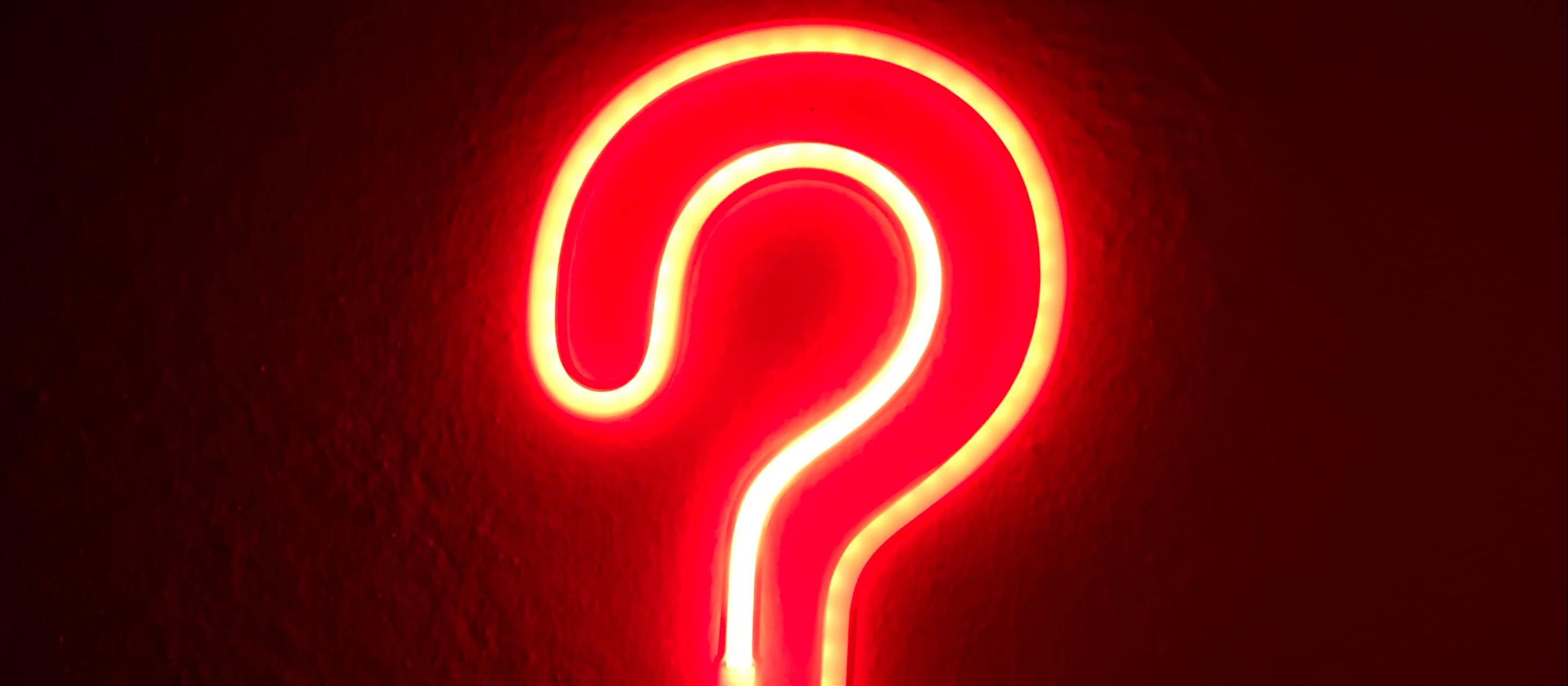 Question mark. Simone Secci on Unsplash