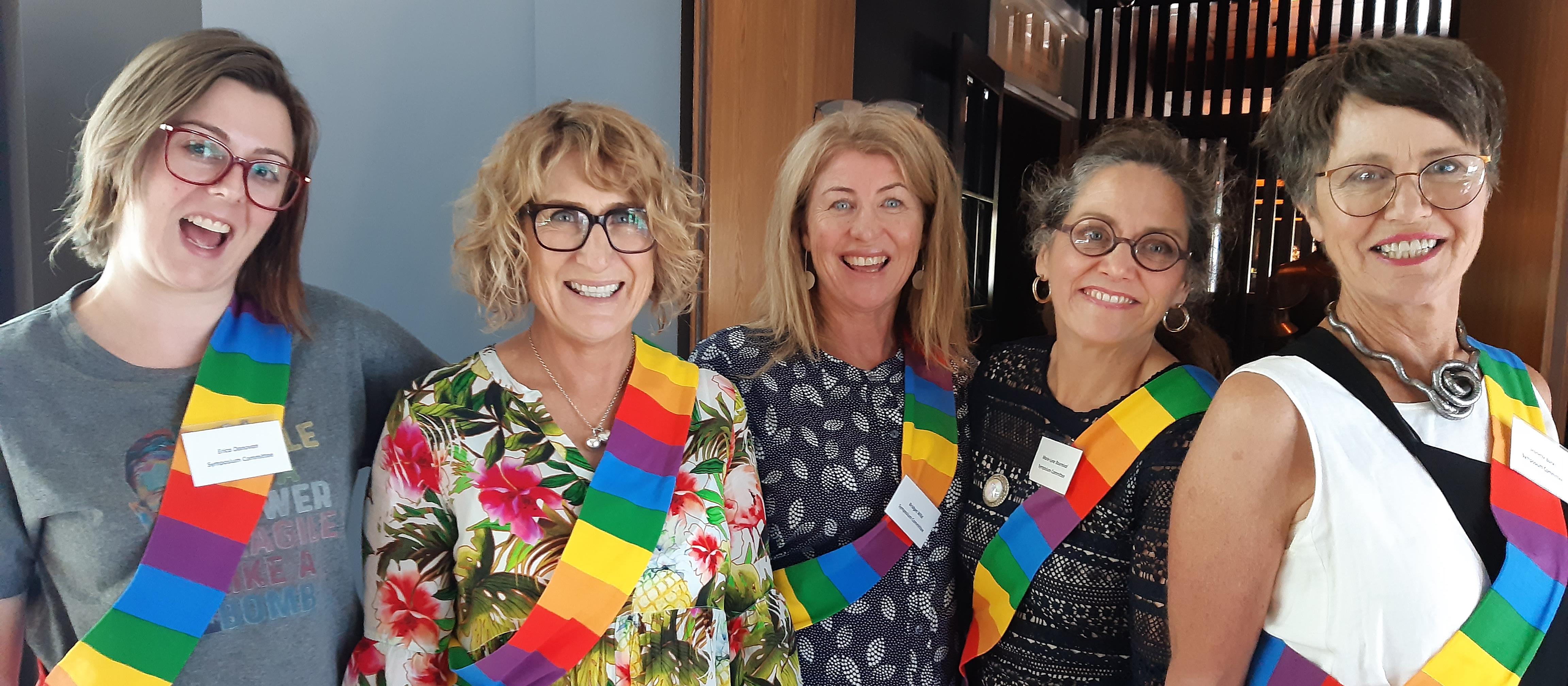 Rainbow sashes, nurses at CHCH symposium
