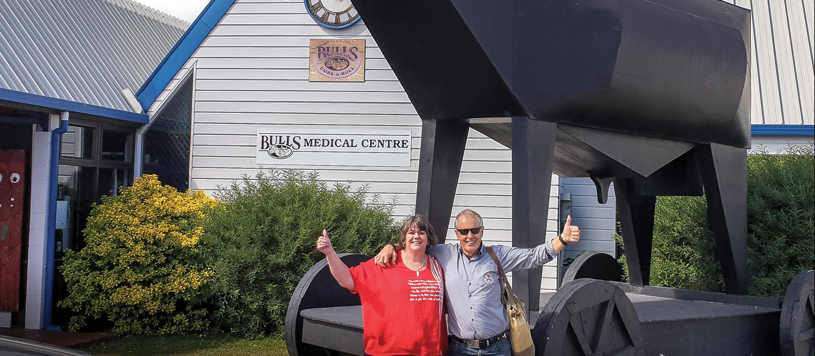 Bulls Medical Centre Karen Greer and Dave Baldwin