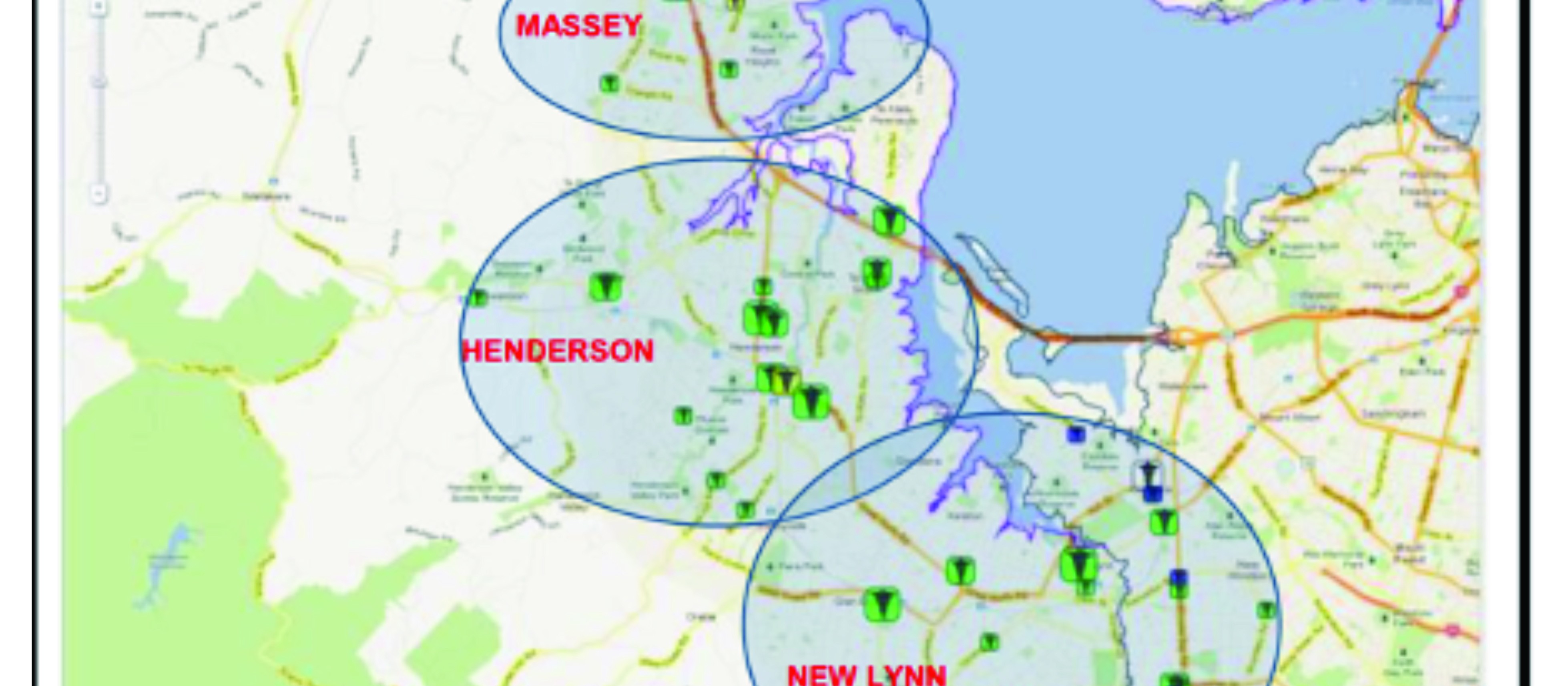 Locality Map Auckland