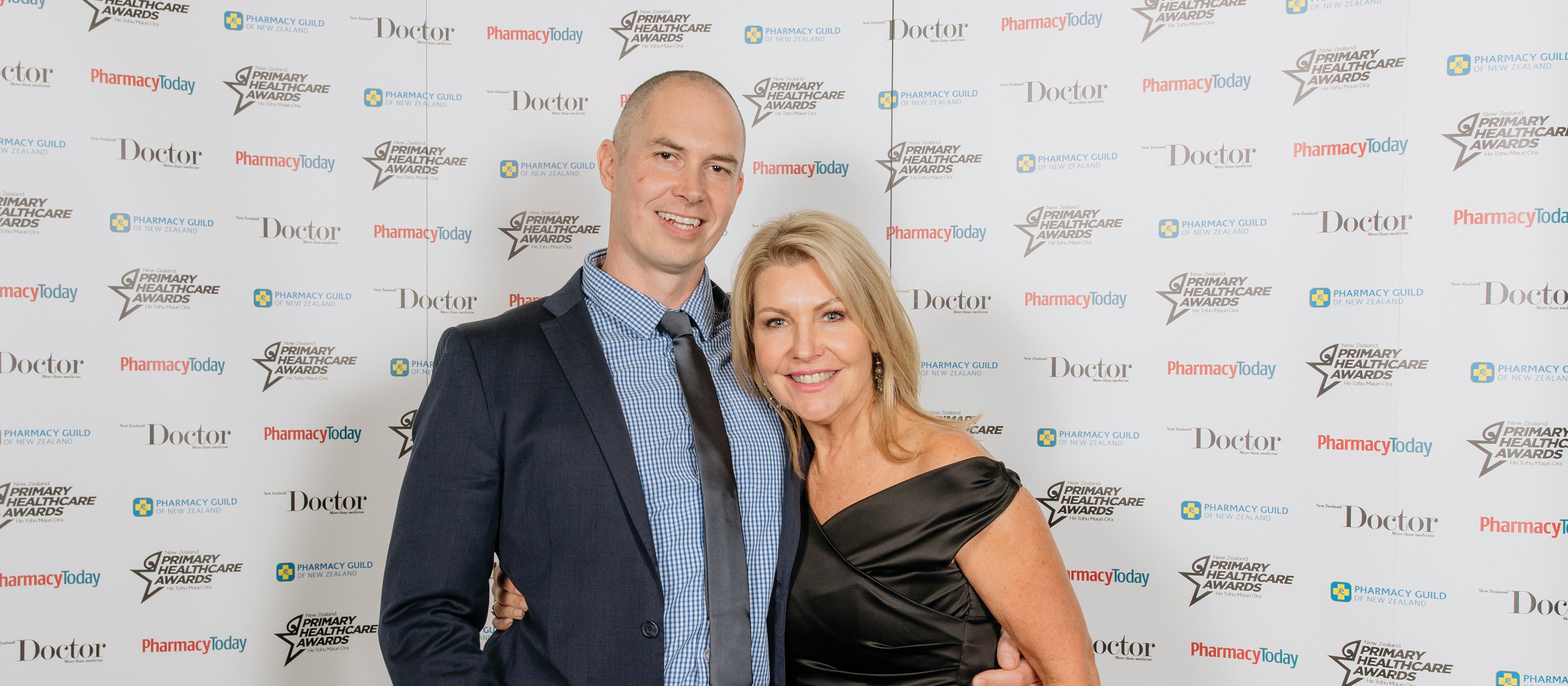 Dwayne Stewart, Health Te Aroha, and Rhonda Jackson at the NZPHA