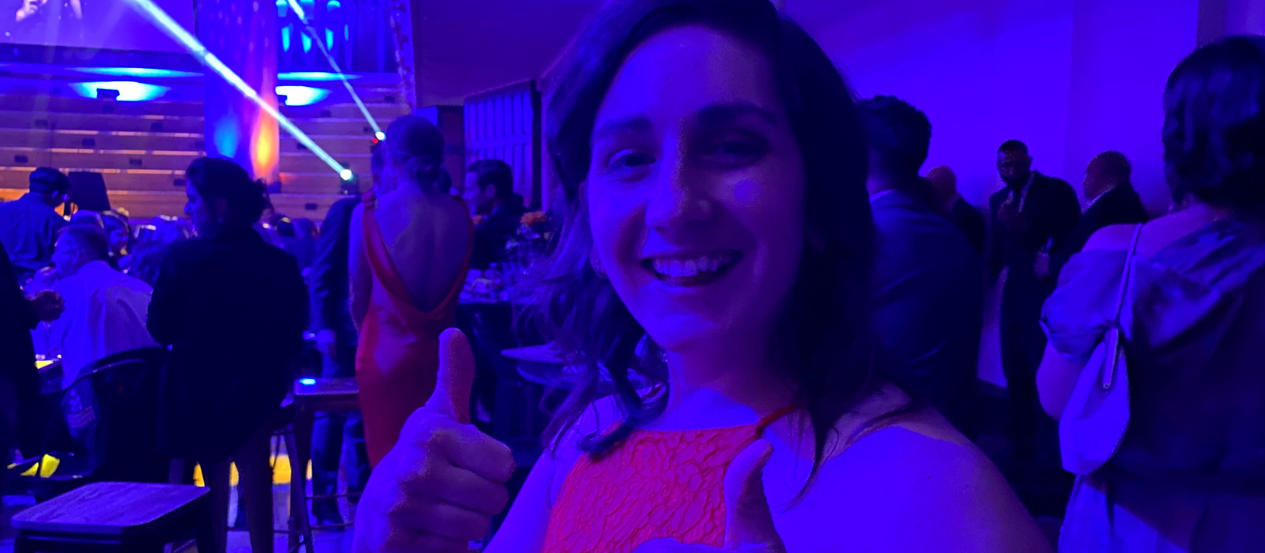 Zahra at the 2021 Voyager Media Awards