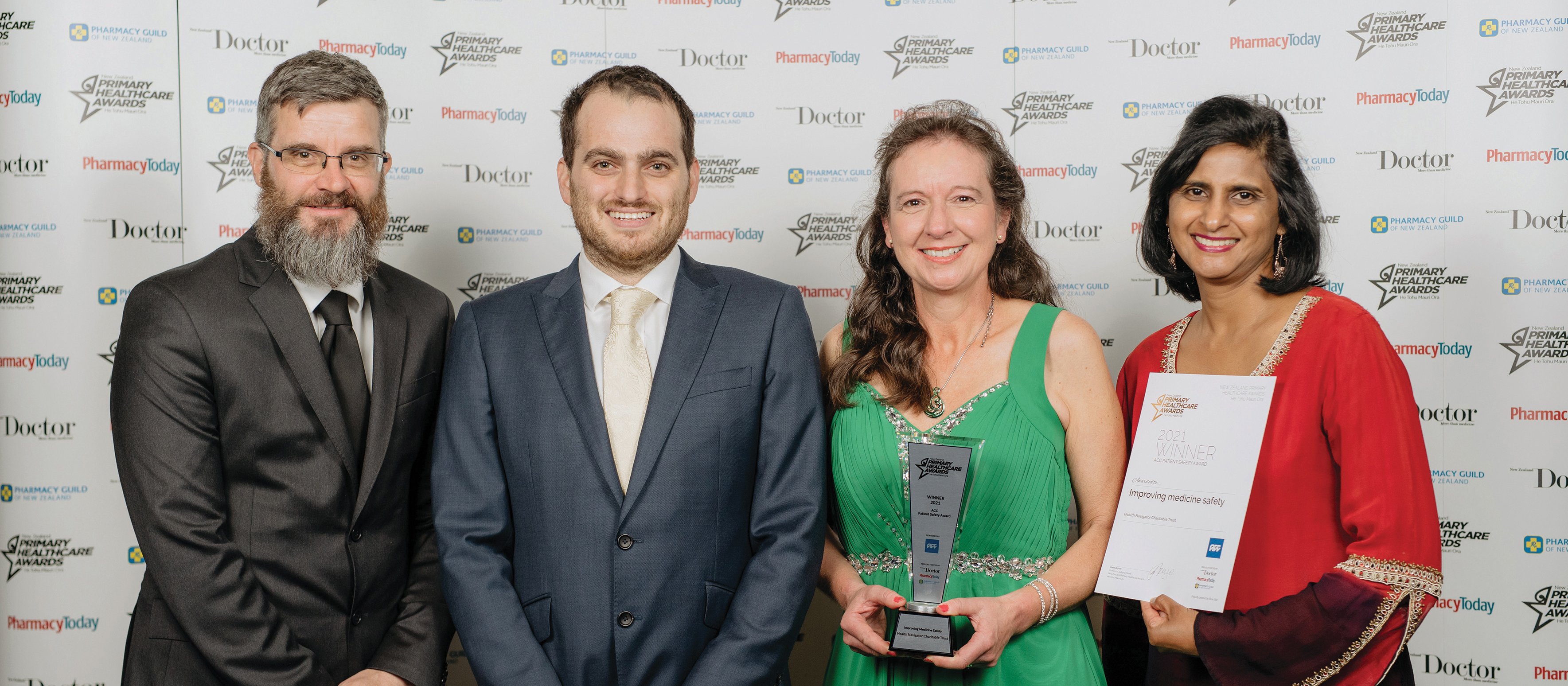 Health Navigator Trust at the NZPHA with their award