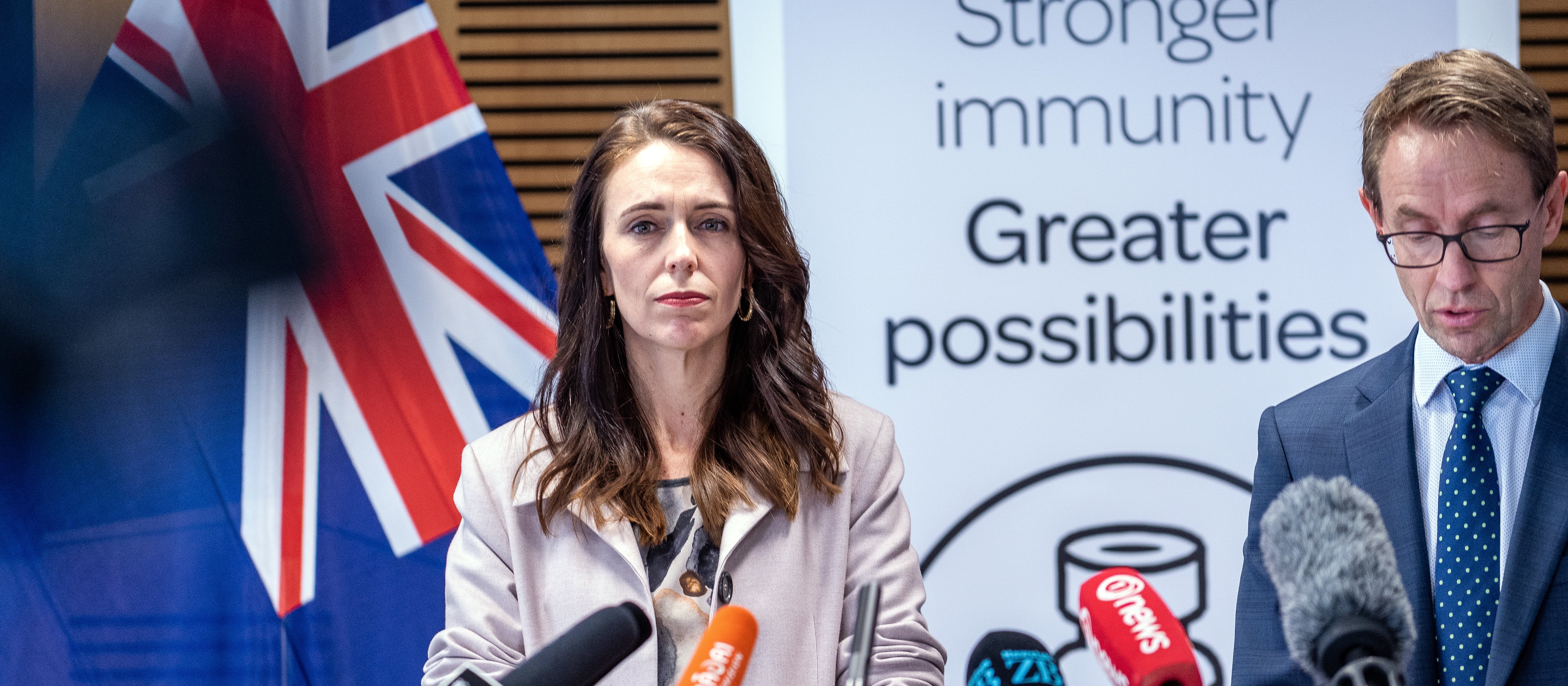 Jacinda Ardern & Ashley Bloomfield