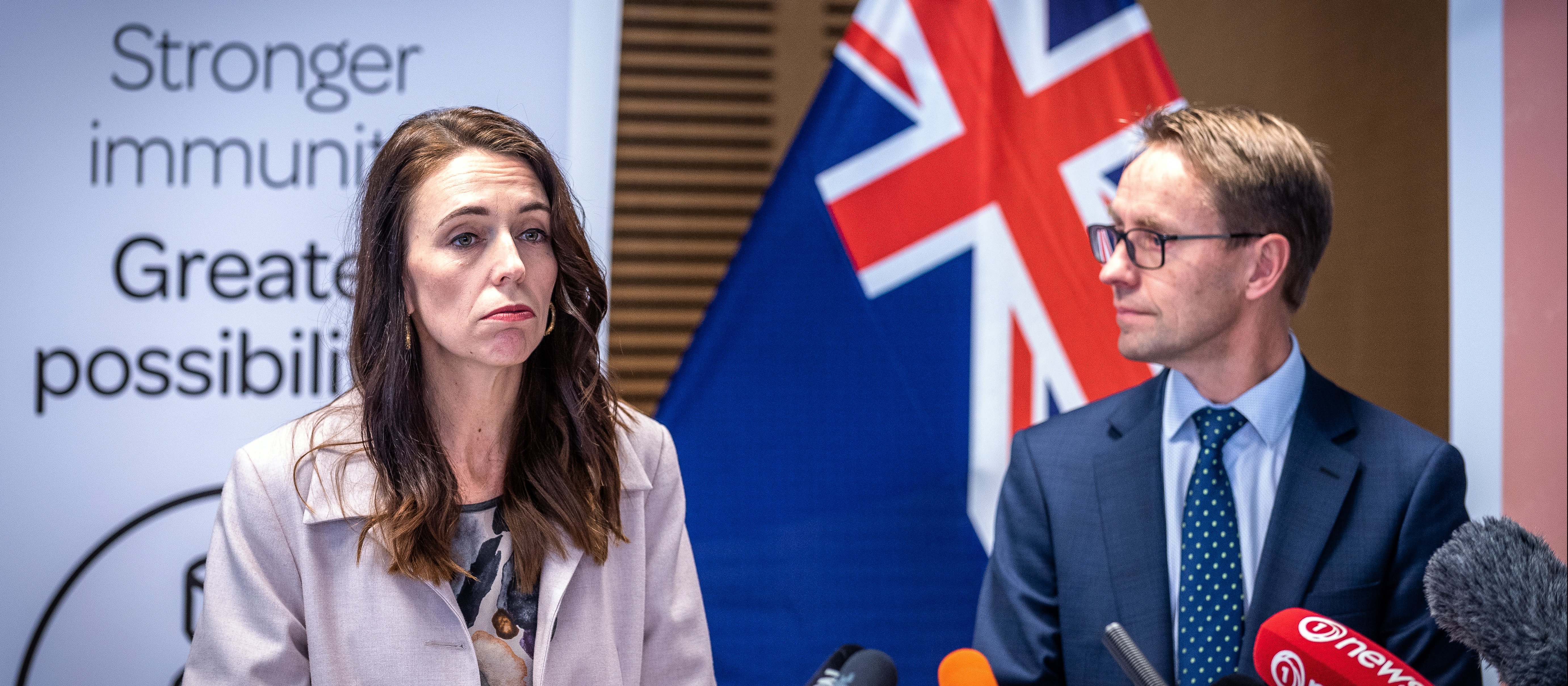 Jacinda Ardern & Ashley Bloomfield