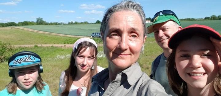 British doctor Anne Solomon and her family_Photo supplied to RNZ