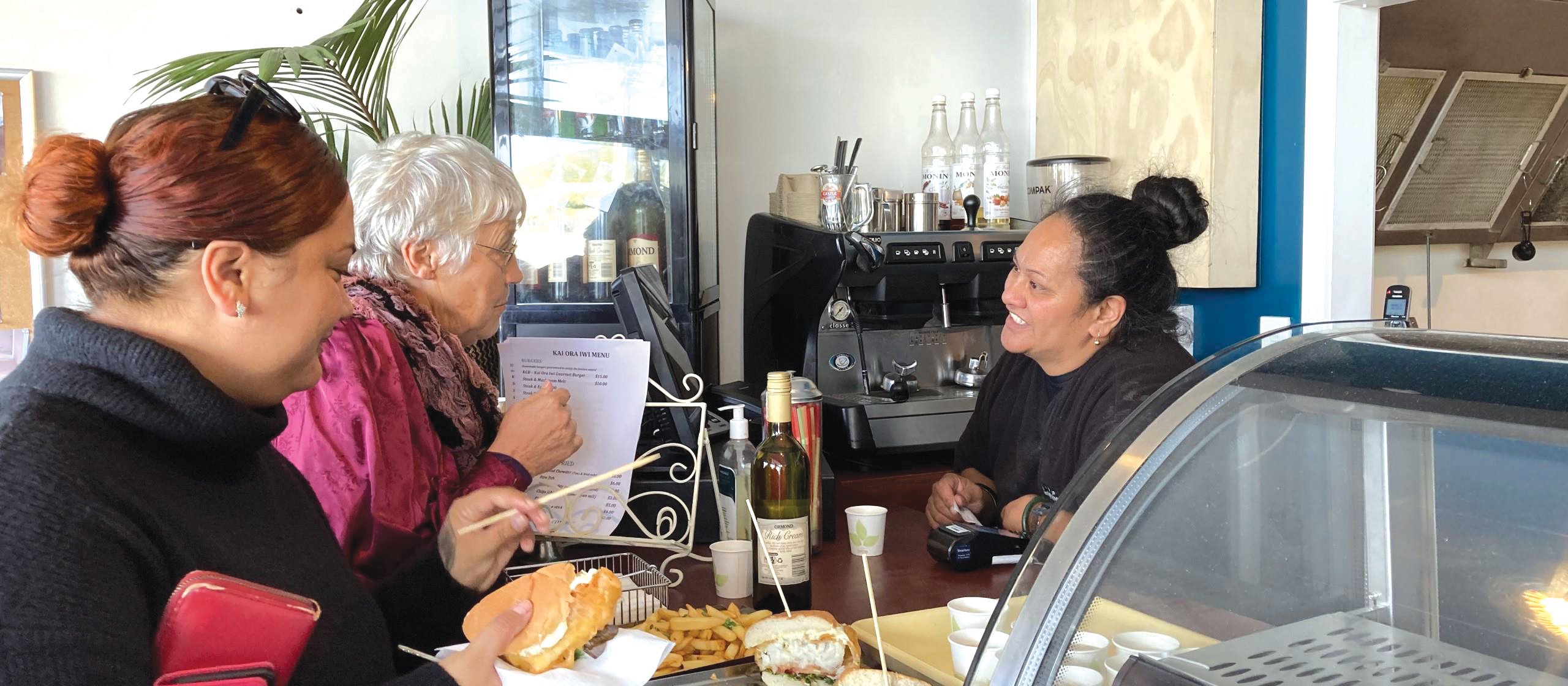 Emily Hepi Kai Ora iwi Cafe
