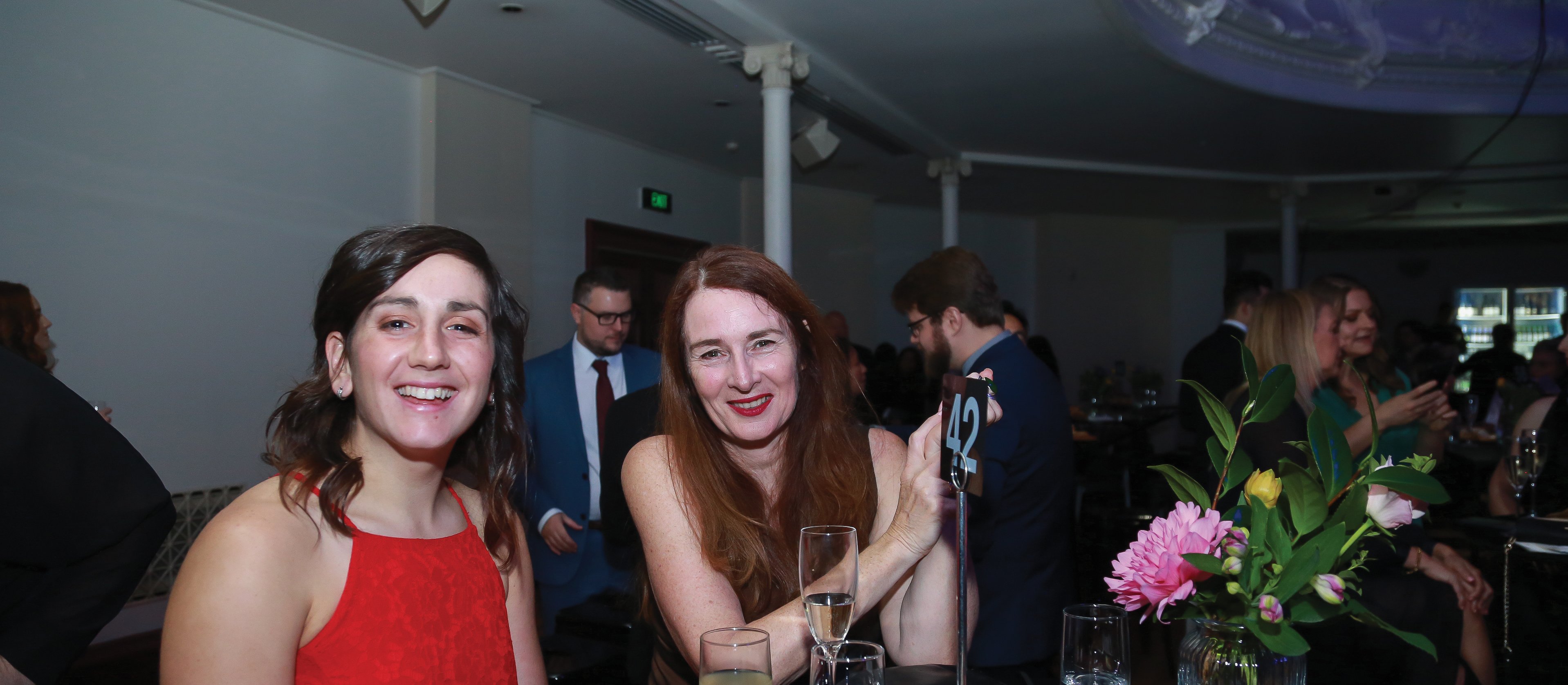 Zahra S and Barbara at the table at the VMA2021
