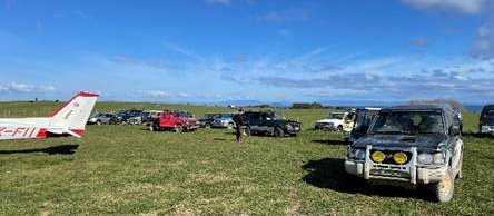 Mōtītī Island drive thru vax clinic 6 Sept 2021
