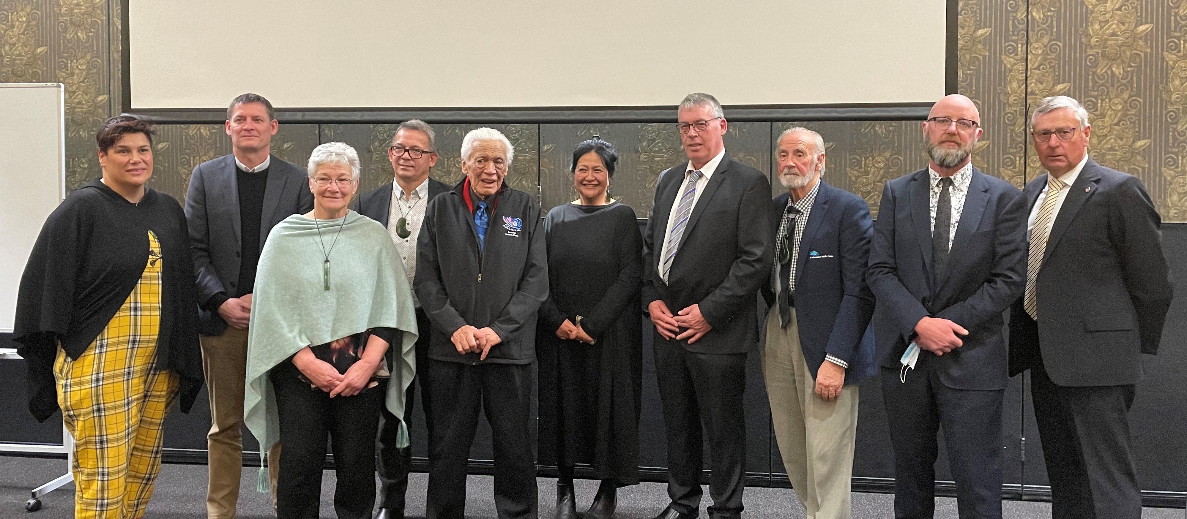 Te Hau o Te Ora agreement signing, Invercargill (Fiona has names)