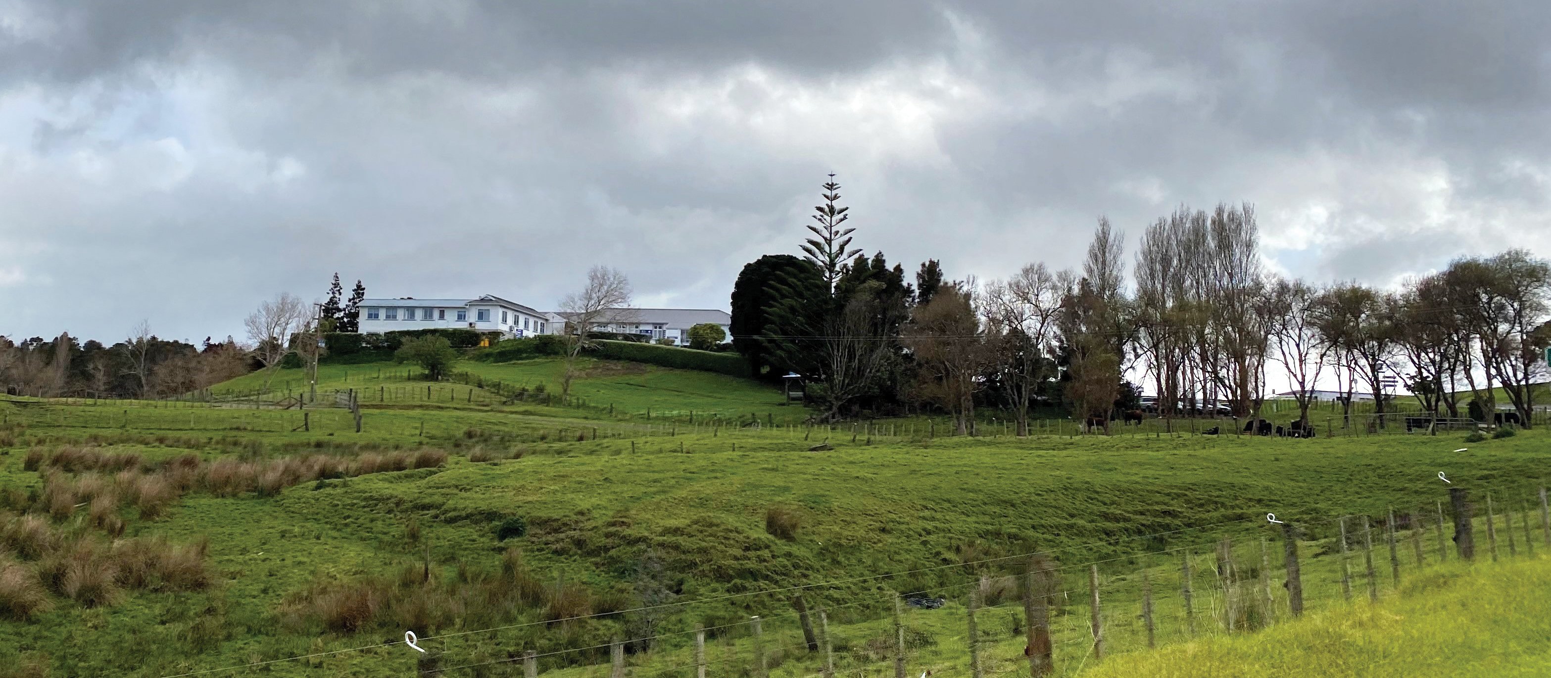 Rawene Hospital from a distance