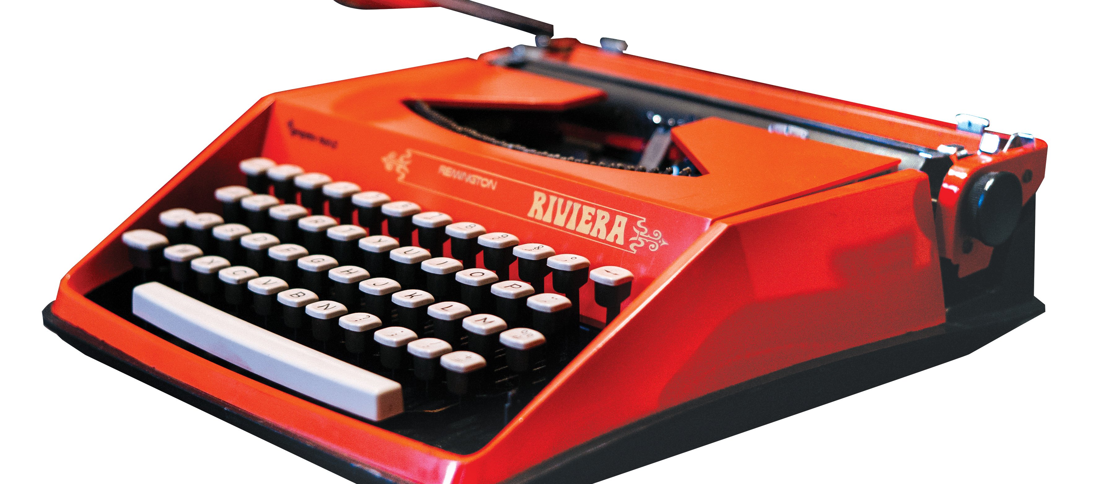 Red type writer