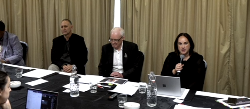 Martin Hefford, Larry Jordan, Justine Thorpe Tu Ora AGM 2021