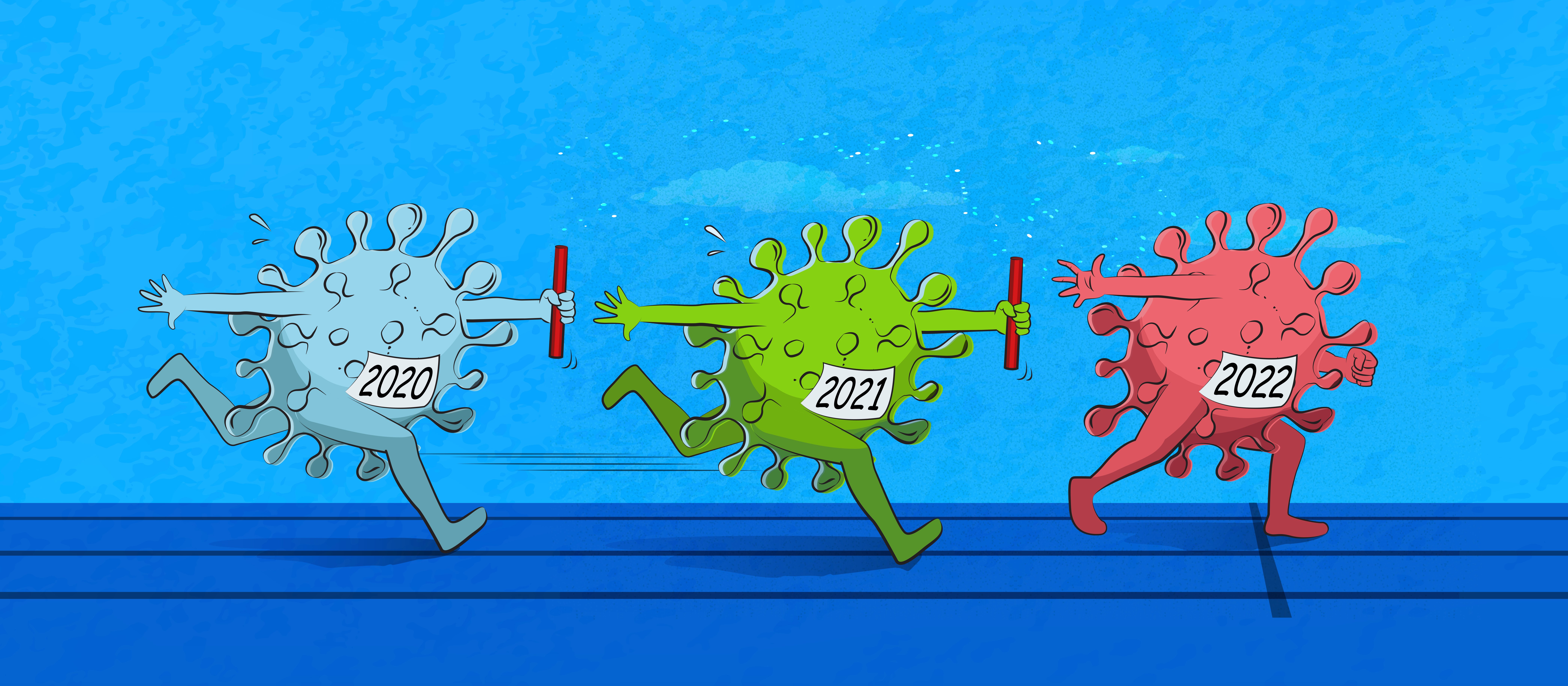 Running relay covid virus team iStock_1292542787.jpg