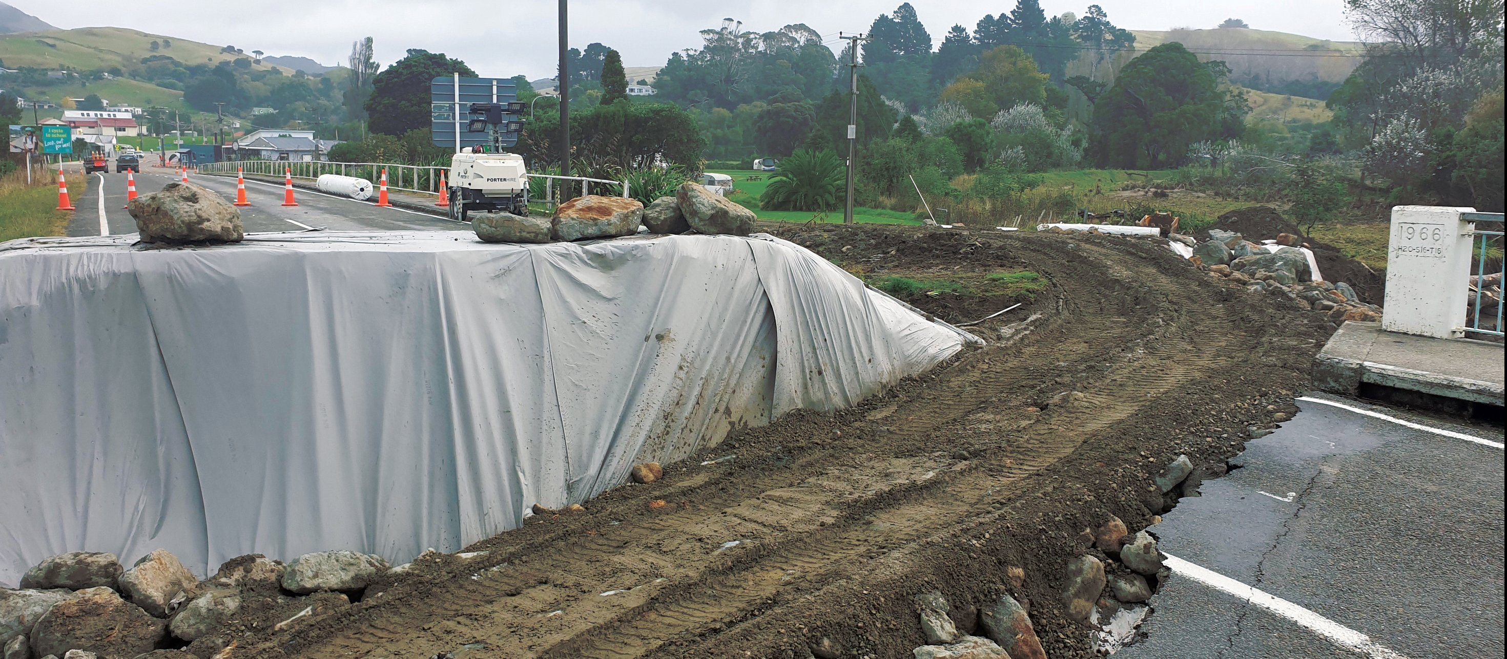 Tokomaru Bridge repairs