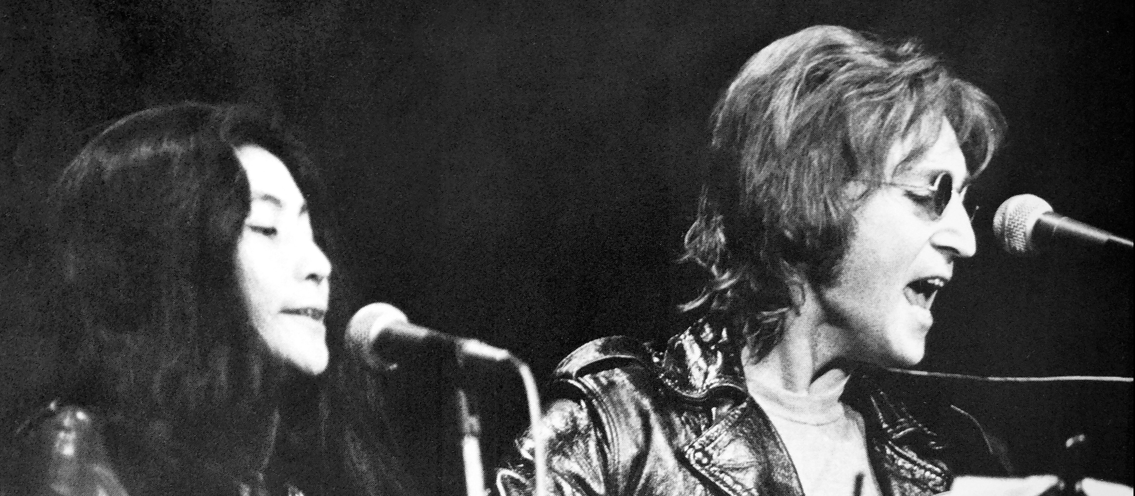 Yoko Ono and John Lennon CR public domain Wikimedia Commons