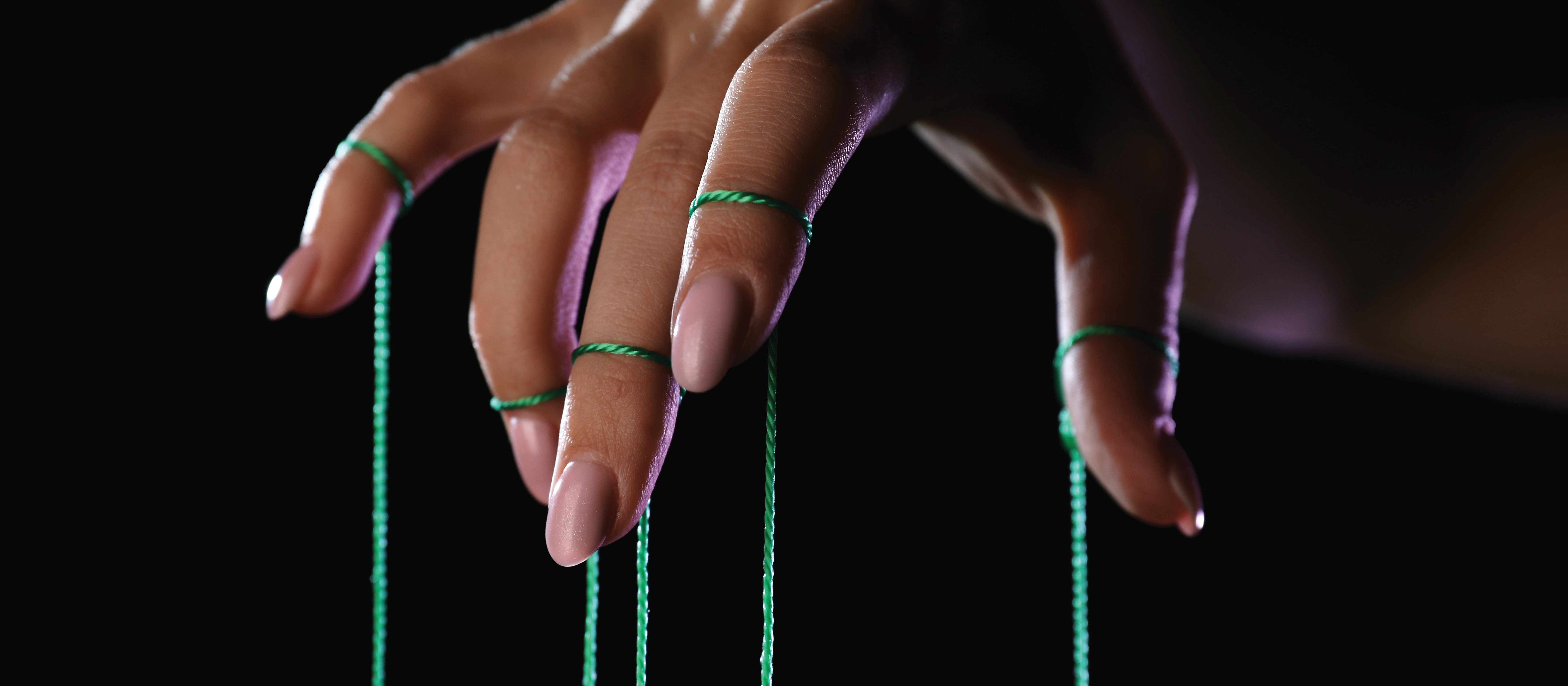 Puppett Strings Hand CR Sergey Kirsanov on iStock