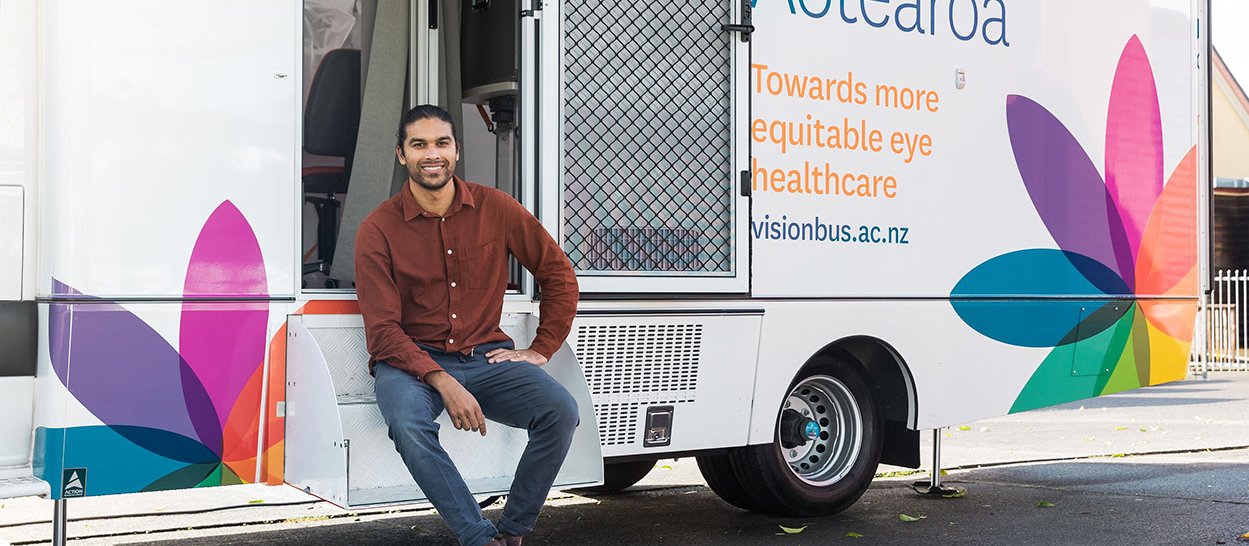 Optometrist Veeran Morar, Vision Bus Aotearoa