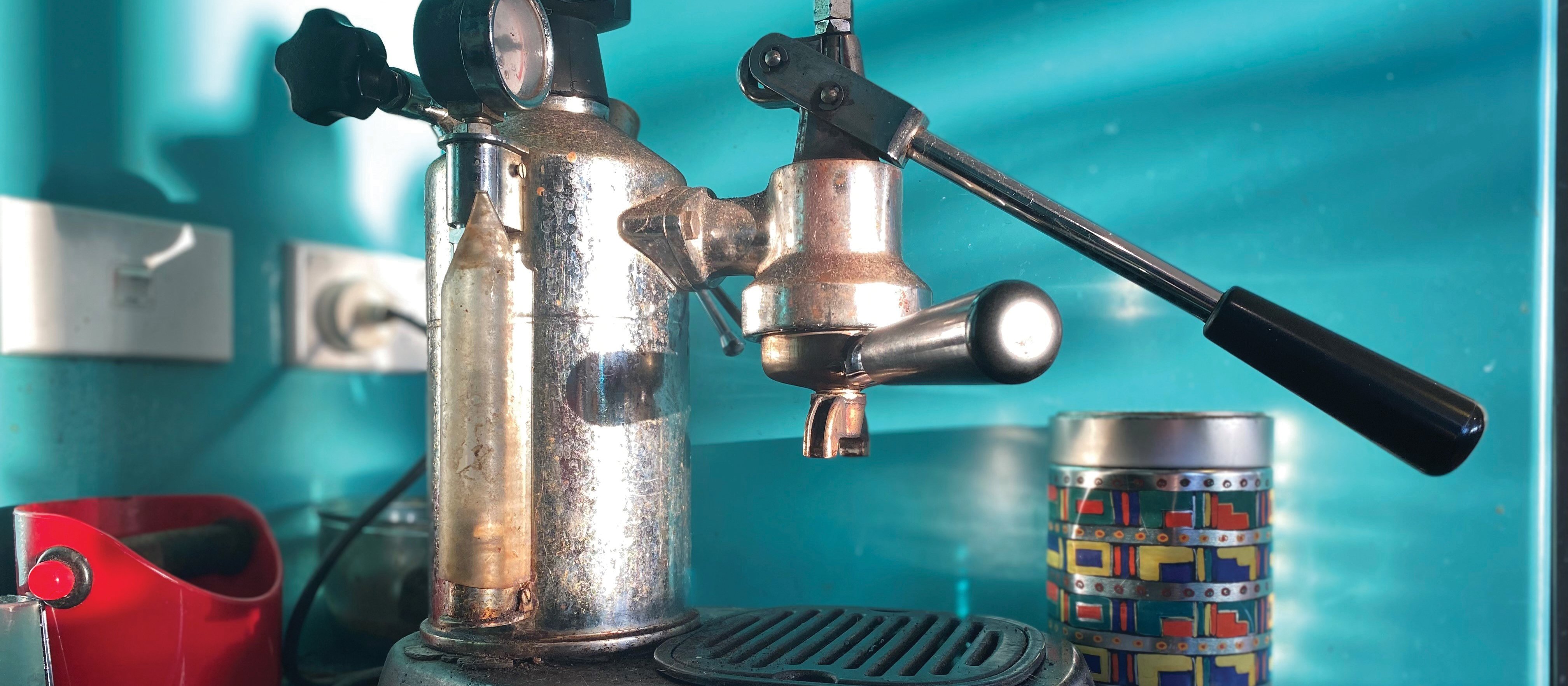 Coffee machine LaPavoni Credit Barbara Fountain