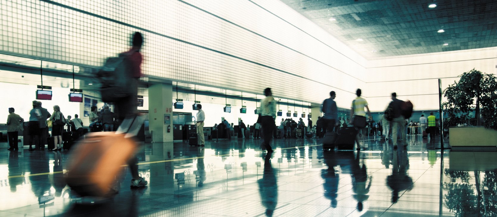 busy airport