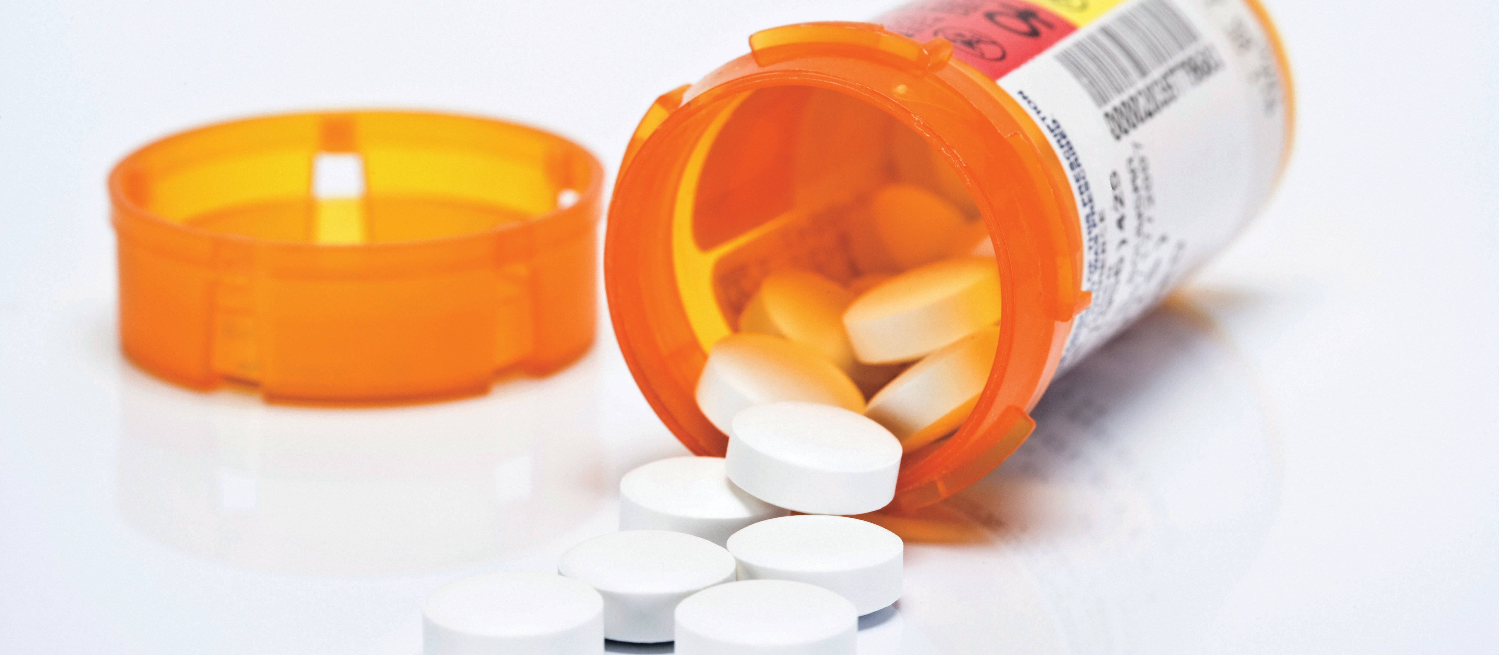 Open pill bottle
