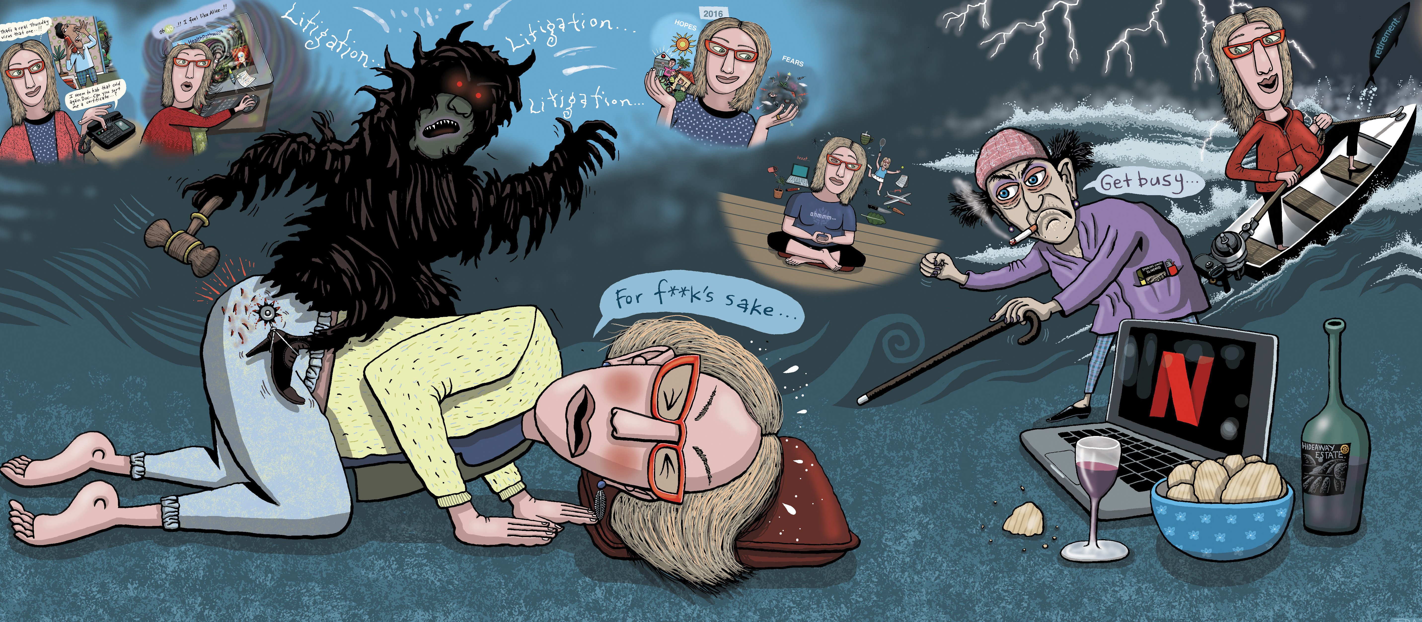 Fraz stress illustration
