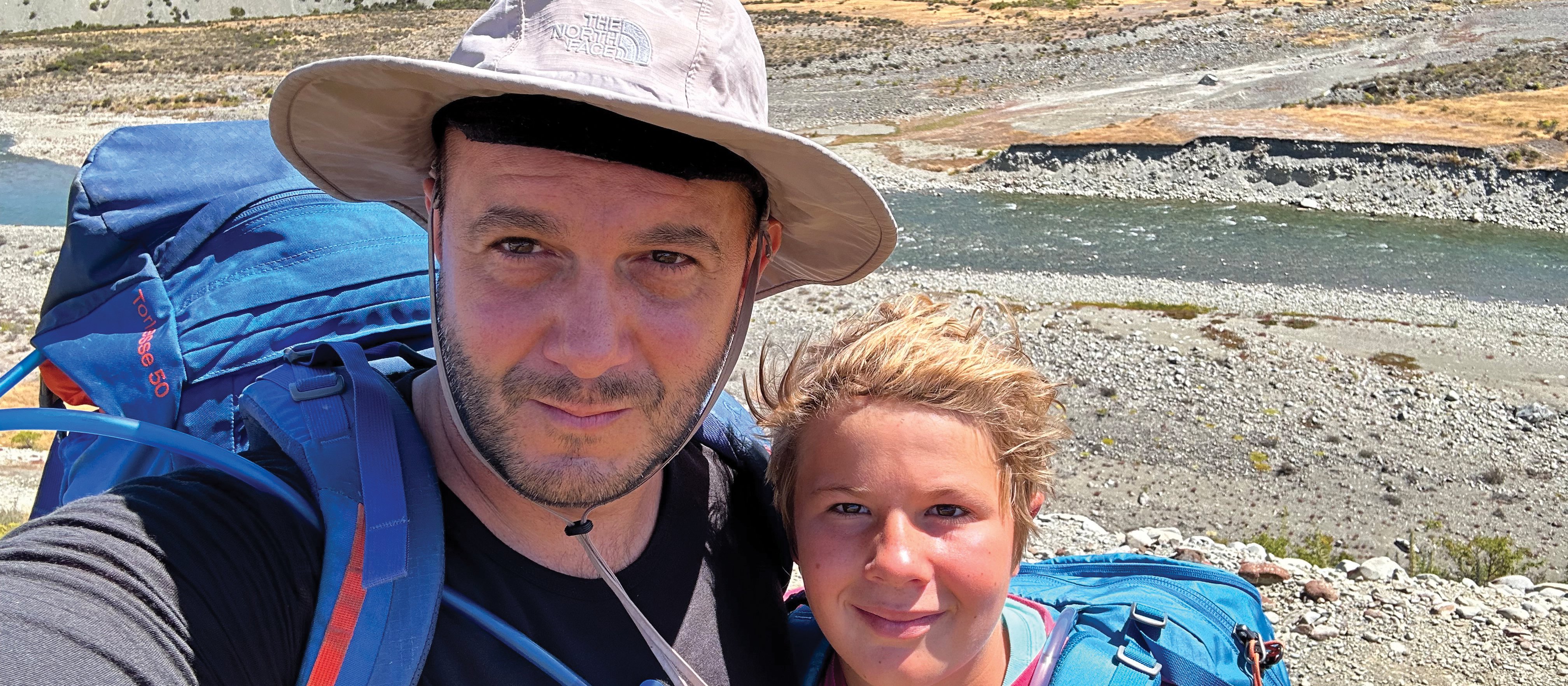 Luke Bradford and son George