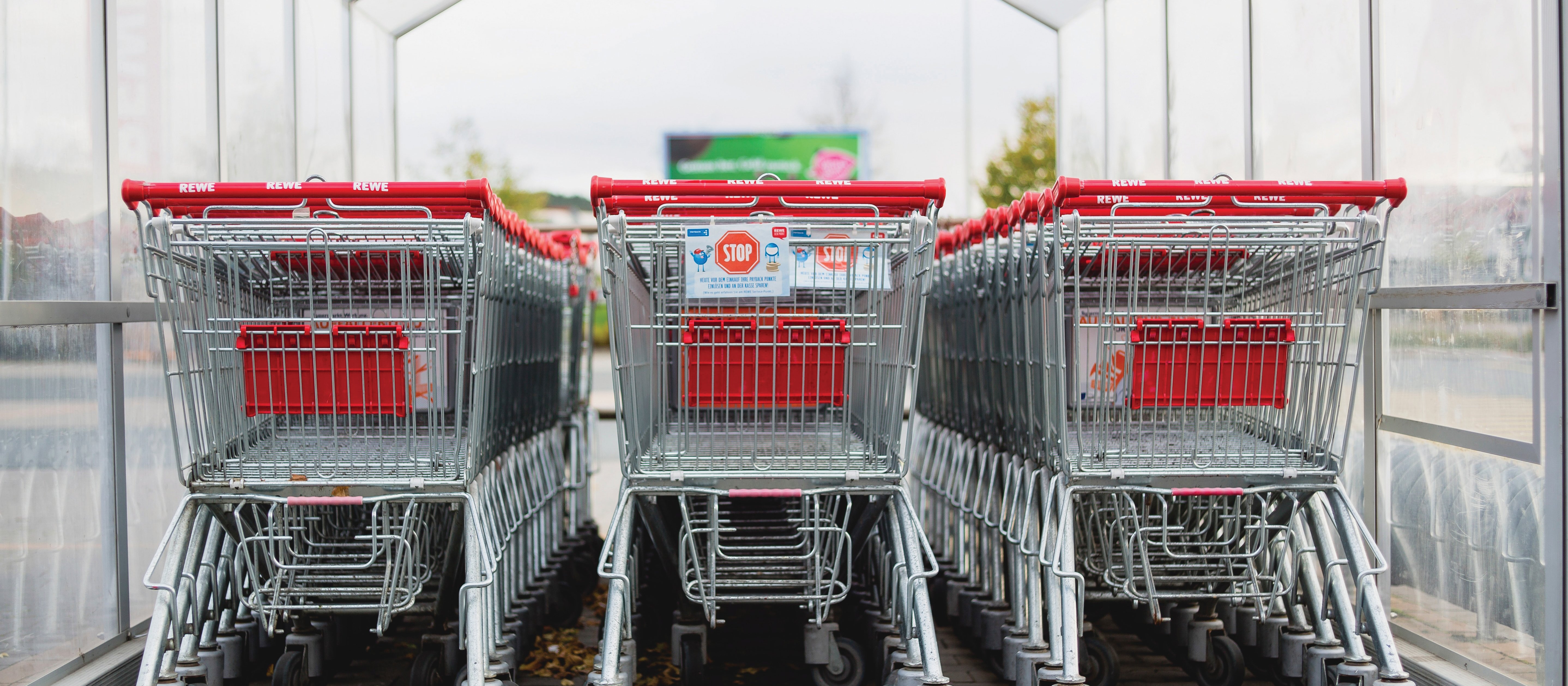 Supermarket trolleys