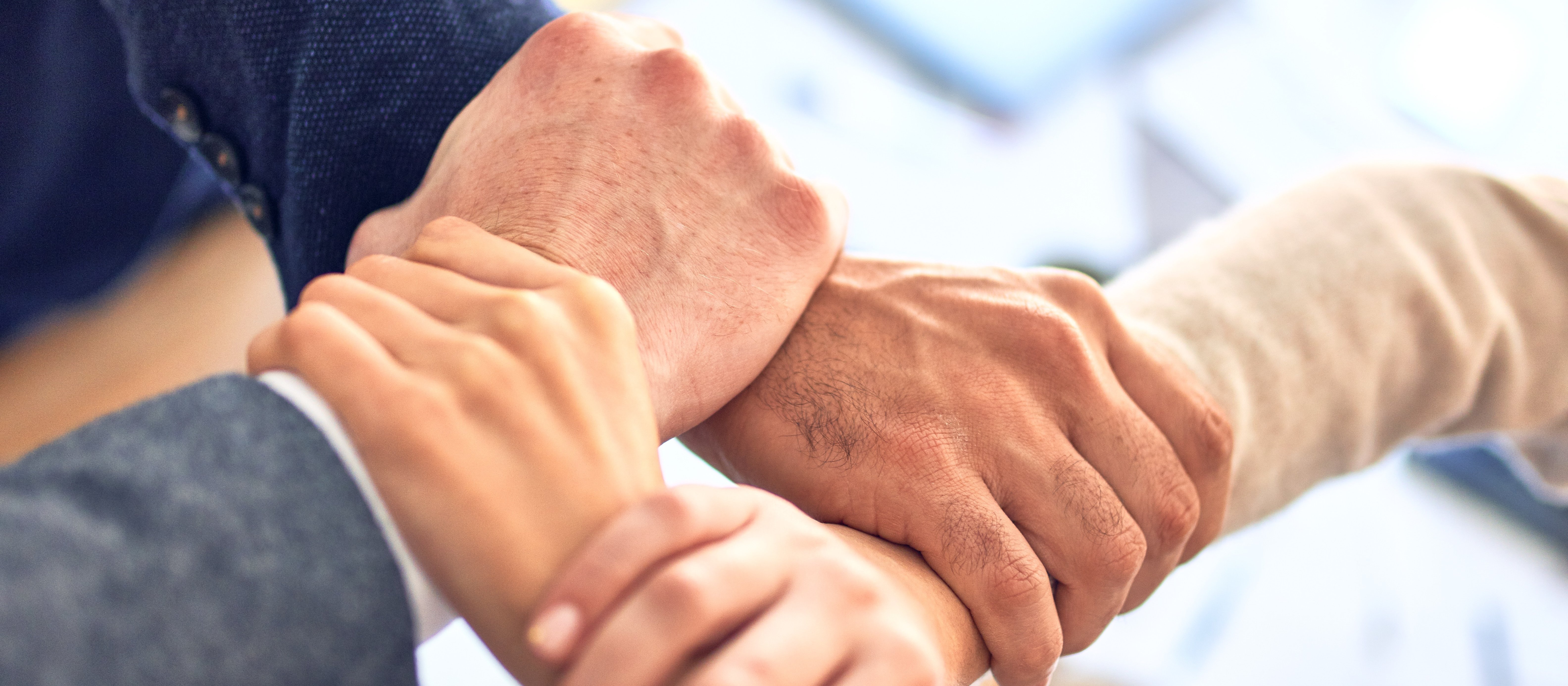 joined hands