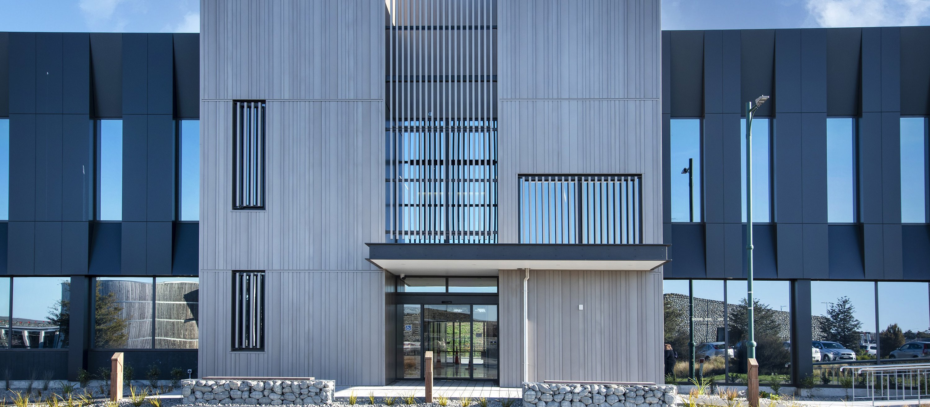 The entrance to Toka Hapai, the Selwyn Health Hu, in Rolleston