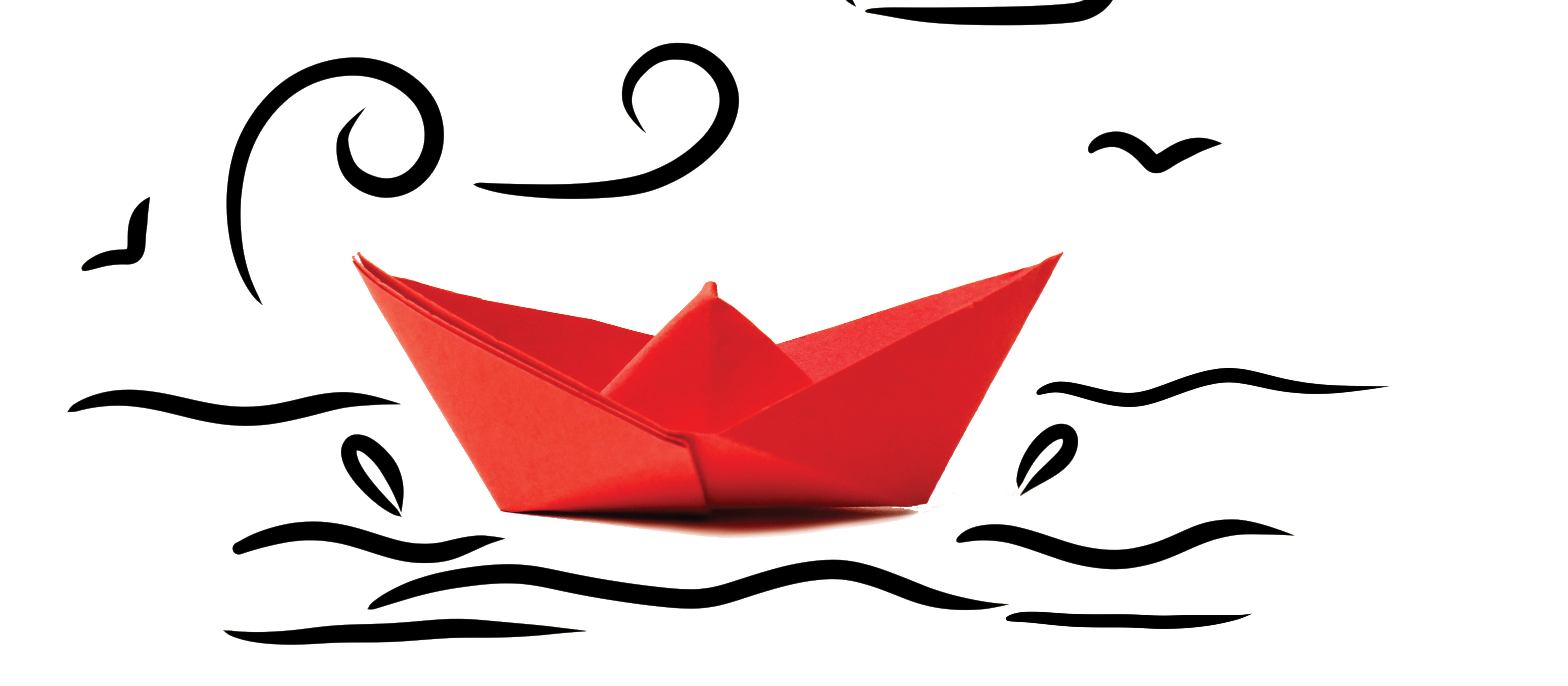 Paper boat CR tolgart on iStock