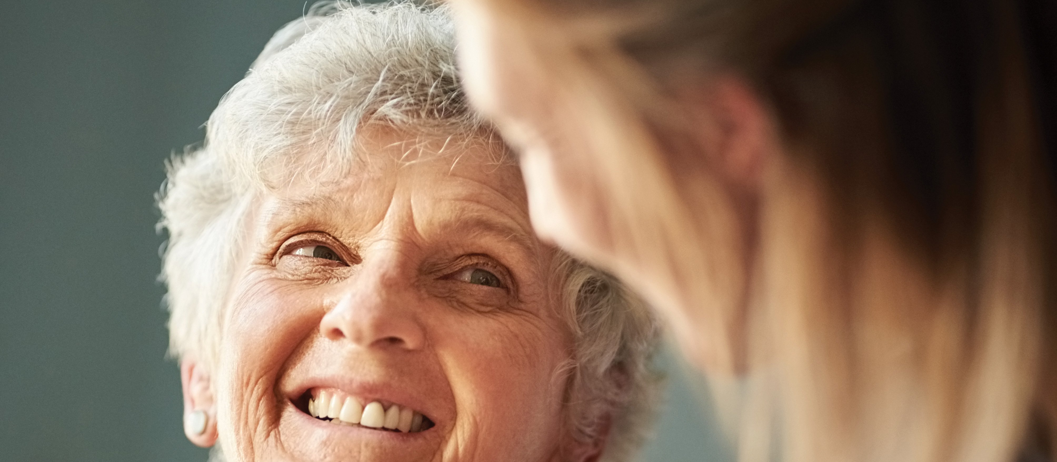 Elderly Woman and Carer