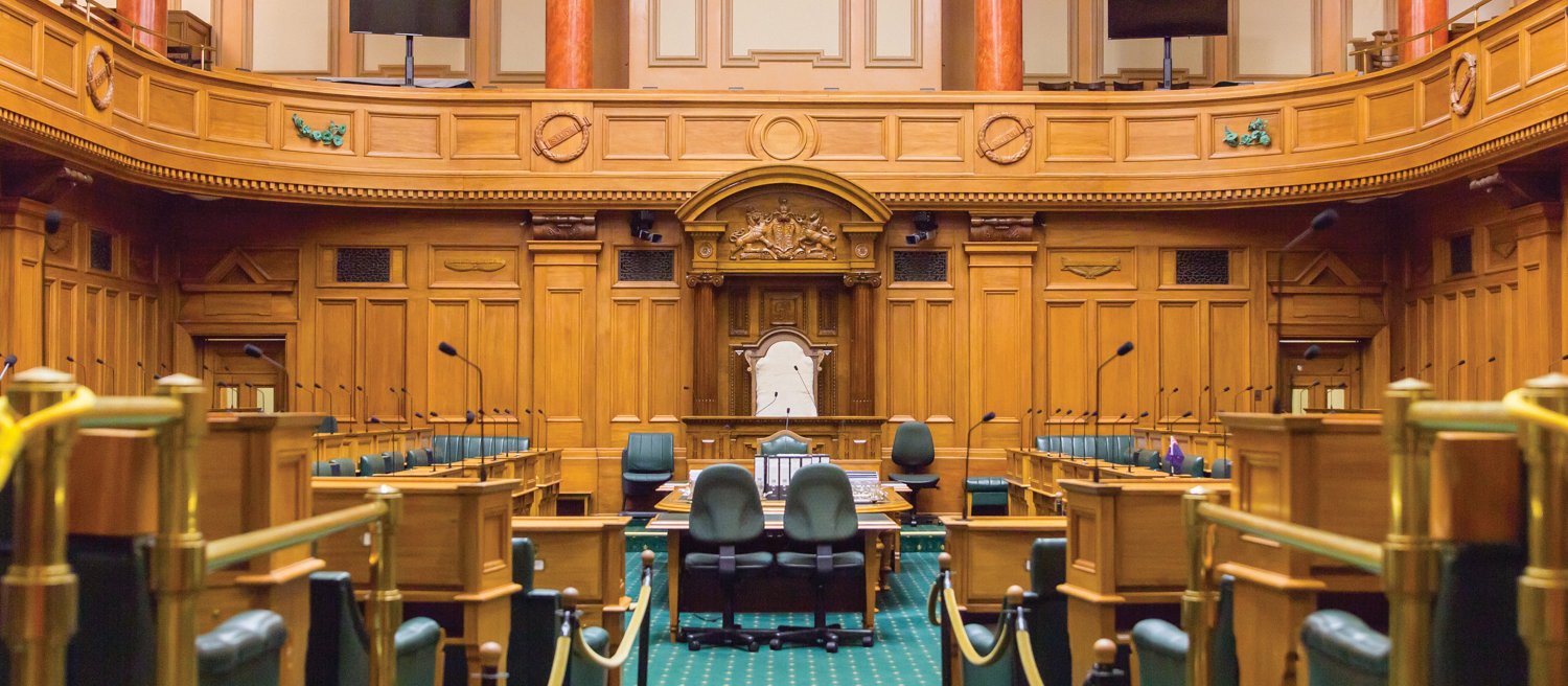 Empty debating chamber CR Office of the Clerk