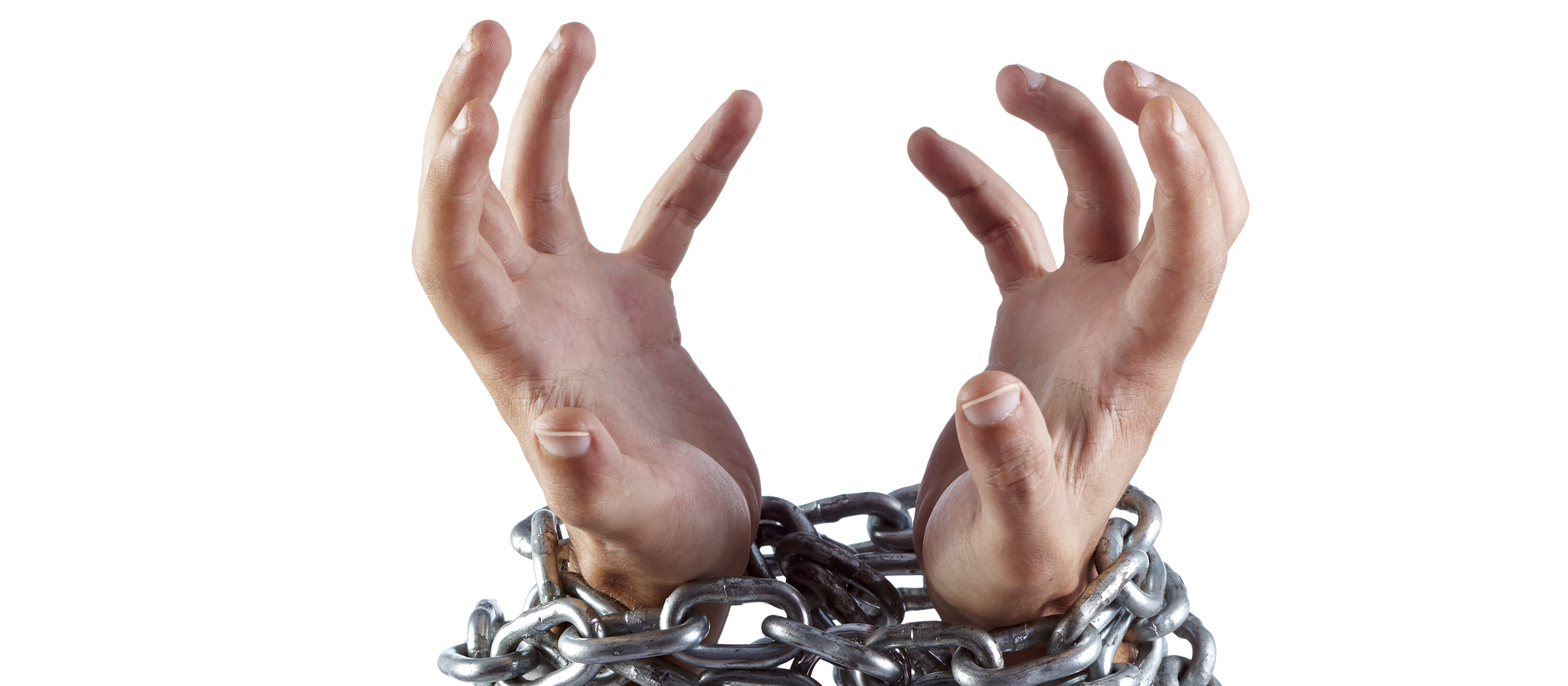 Hands in chains [AdobeStock]