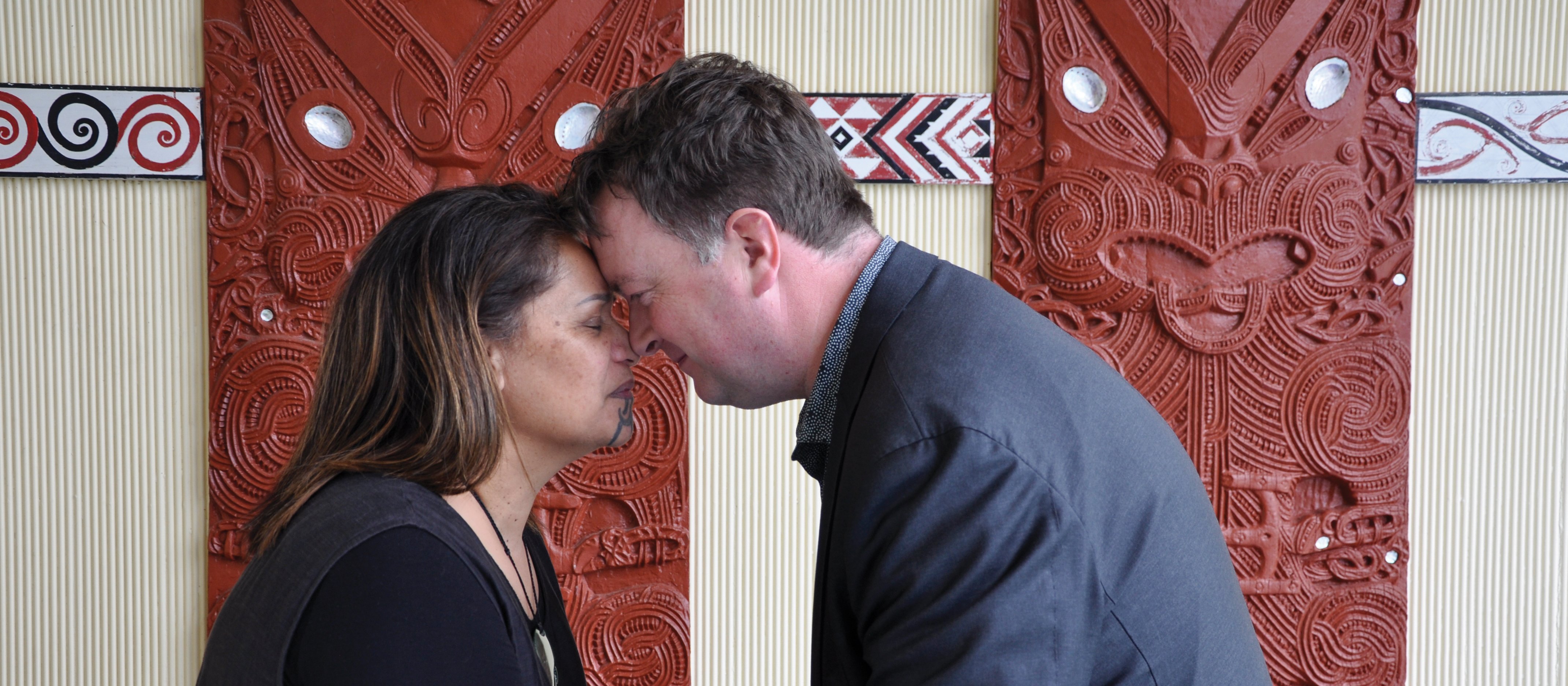 Mapihi Raharui and Justin Butcher