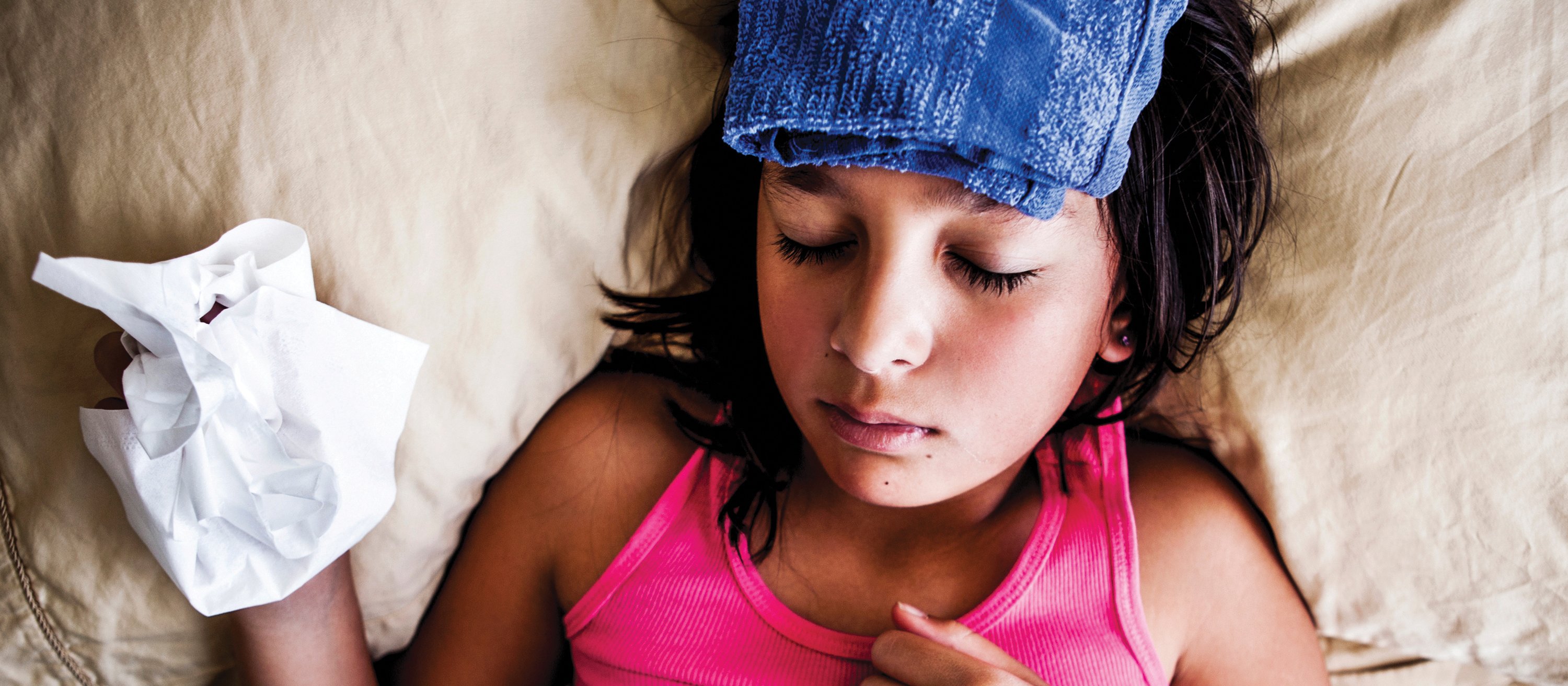 Sick Maori Girl in Bed CR Renphoto on iStock