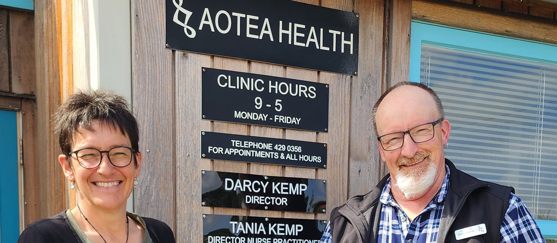 Tania and Darcy Kemp Aotea Great Barrier Island Health 2023