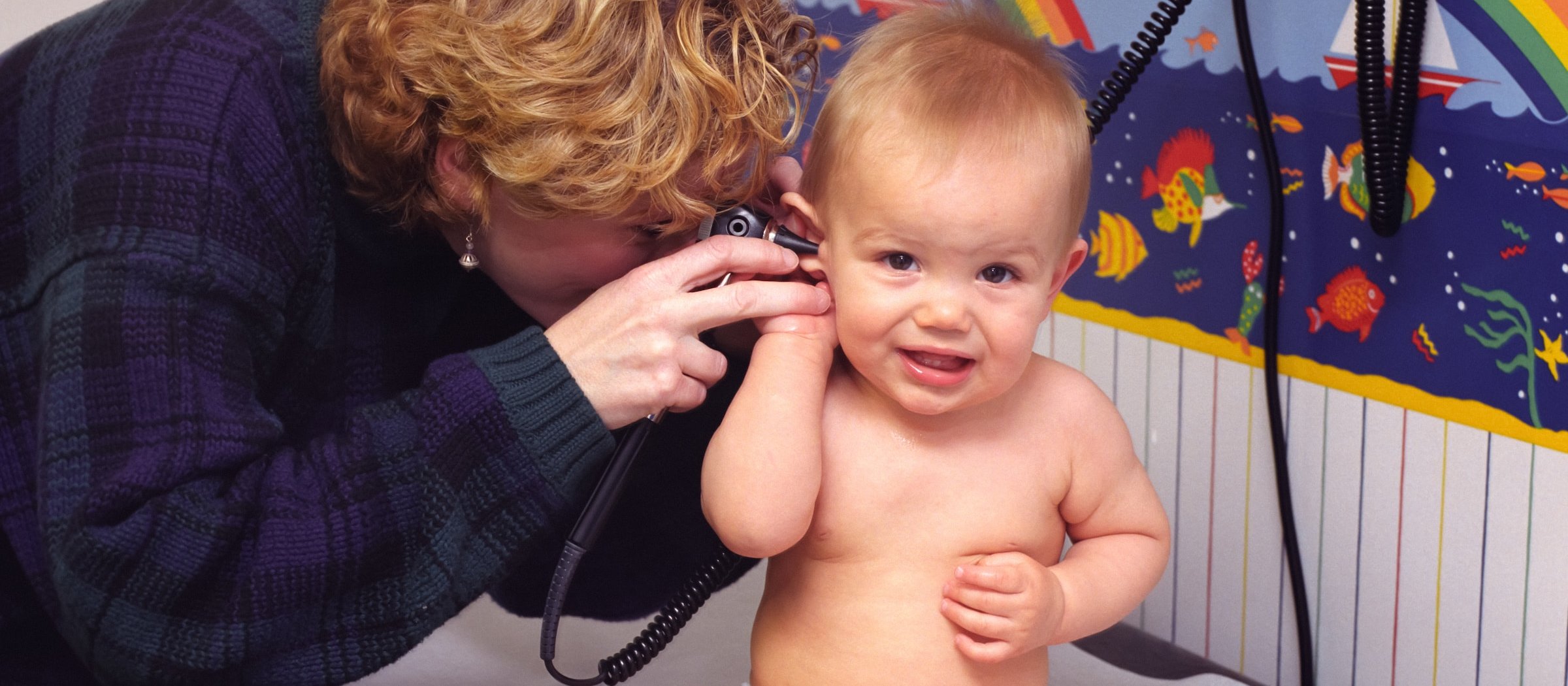 Baby ear exam