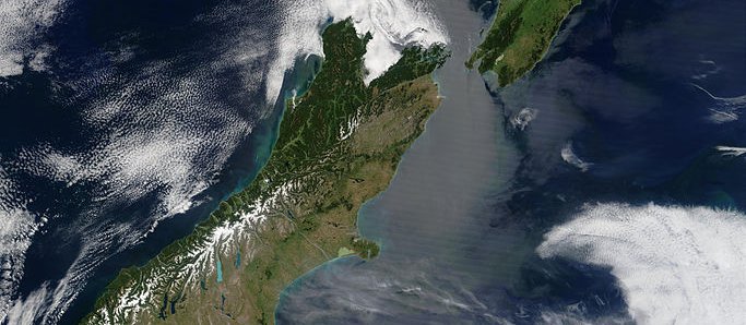 NZ satellite image