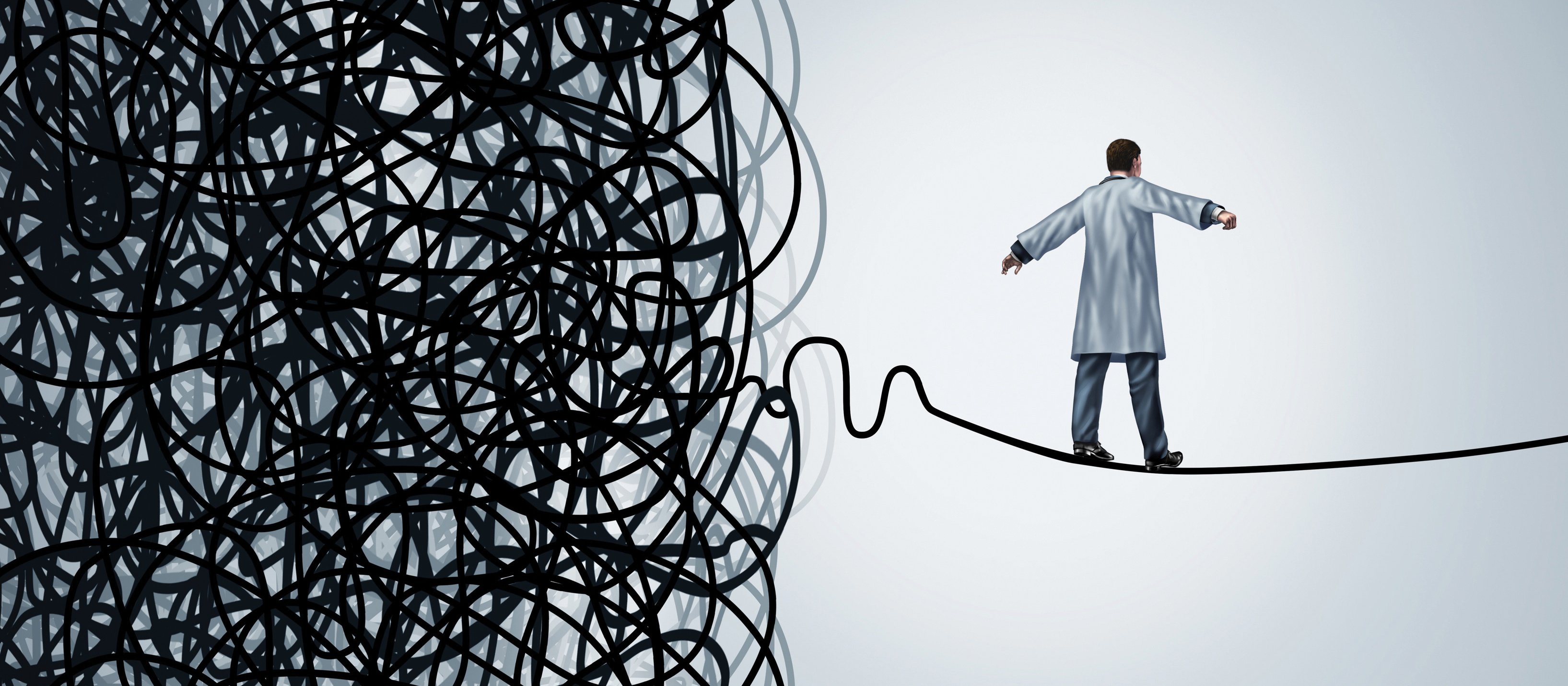 Tightrope medical crisis confusion CR Adobe Stock
