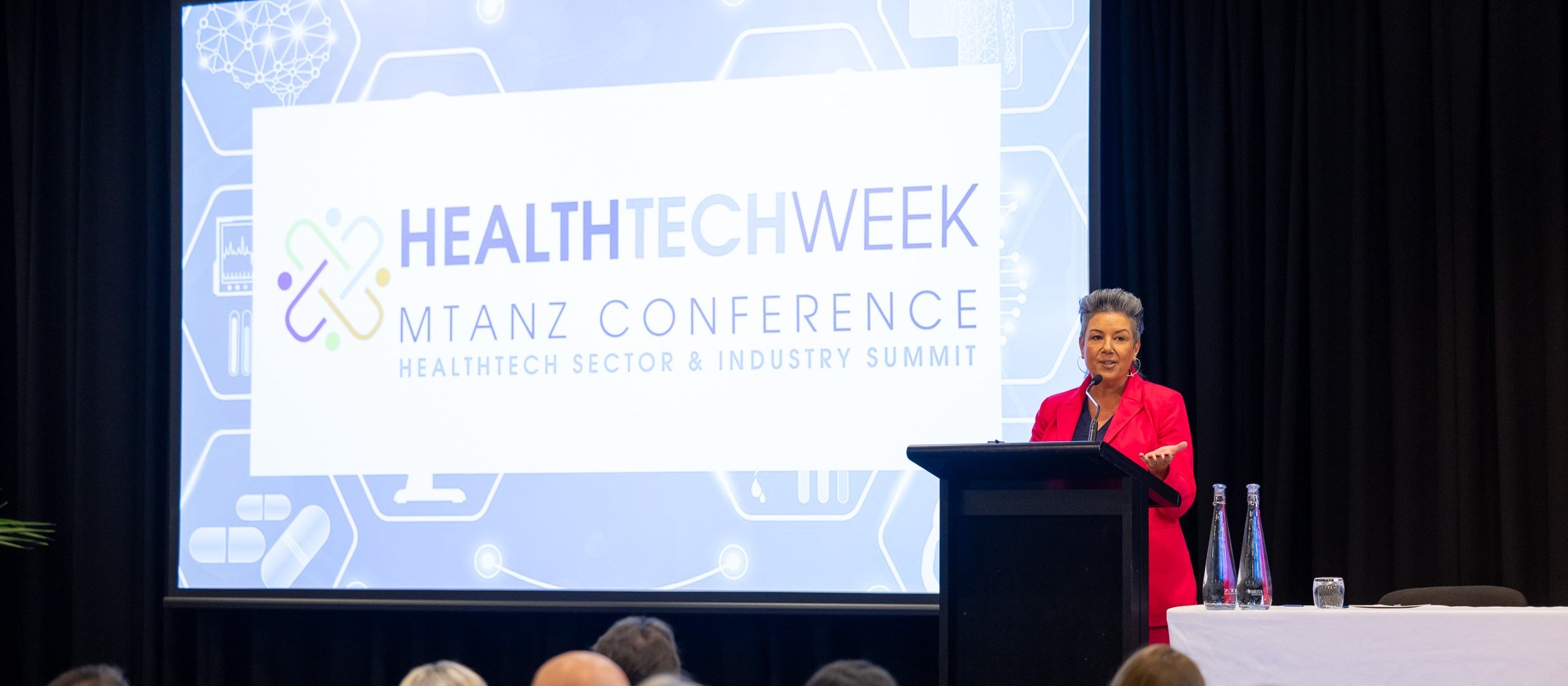 Pharmac chair Paula Bennett at 2024 MTANZ Conference  [Image: Cactus Photography]