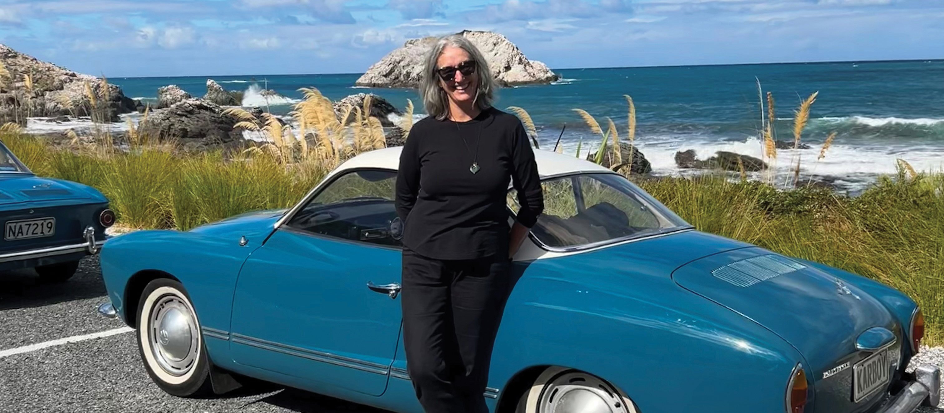 Carol Atmore with Car