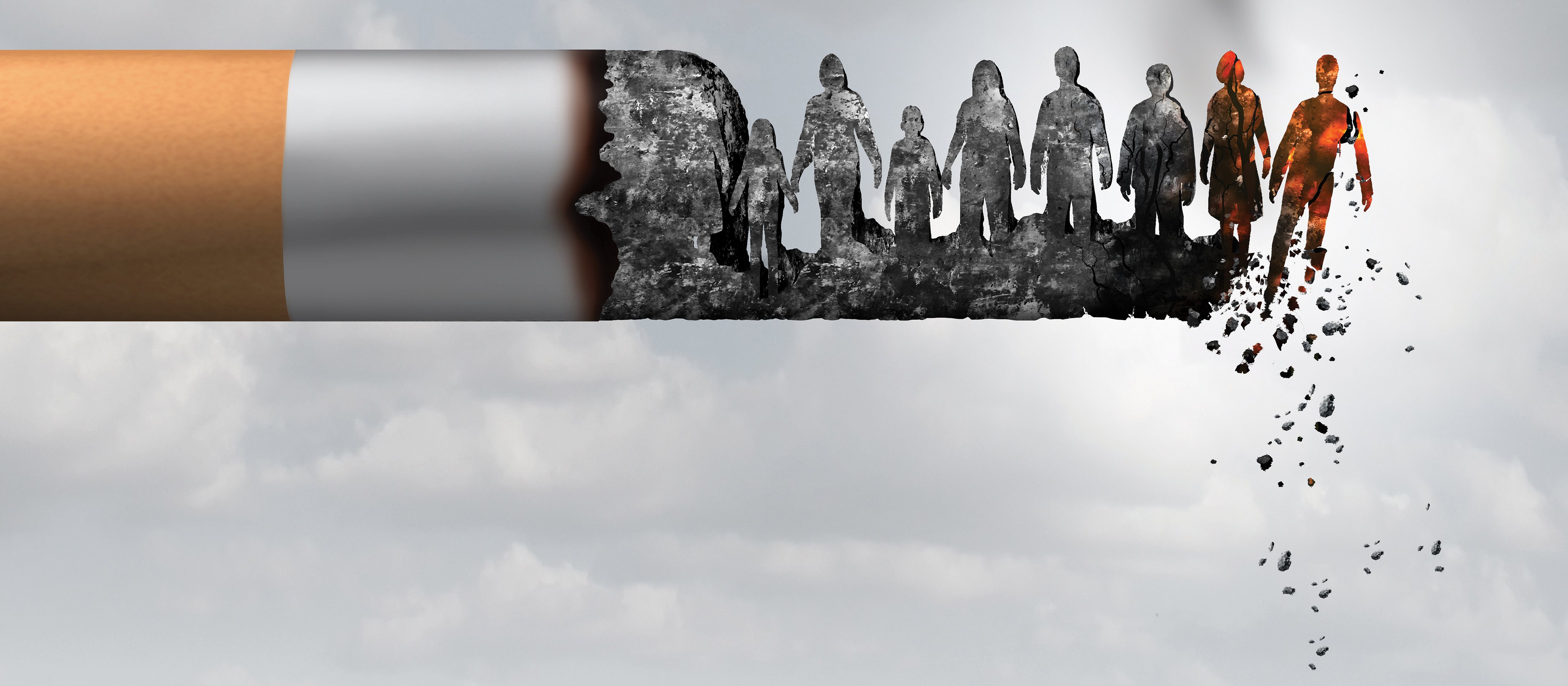 Cigarette as people CR Wildpixel on iStock 